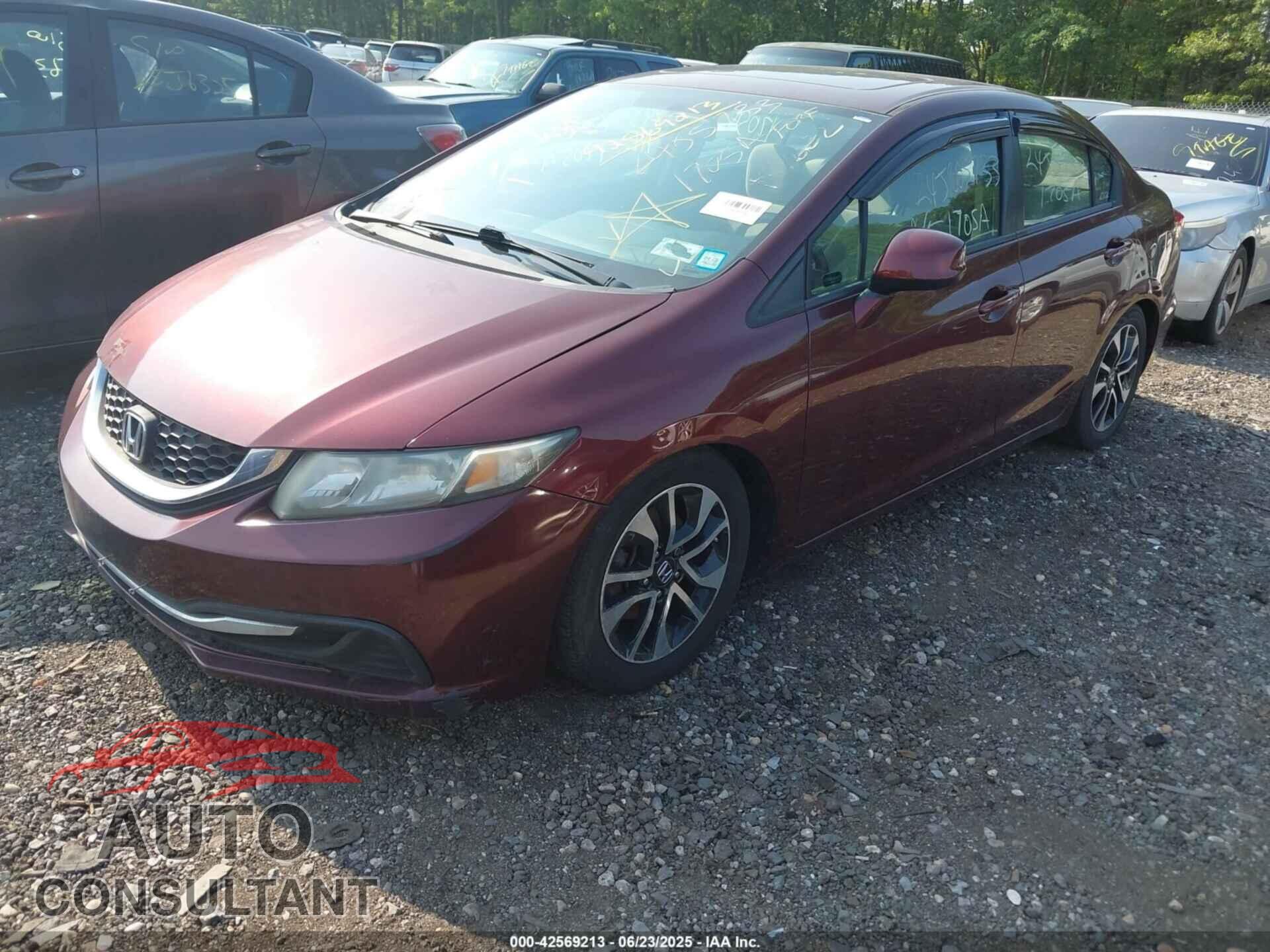 HONDA CIVIC 2013 - 19XFB2F84DE294562