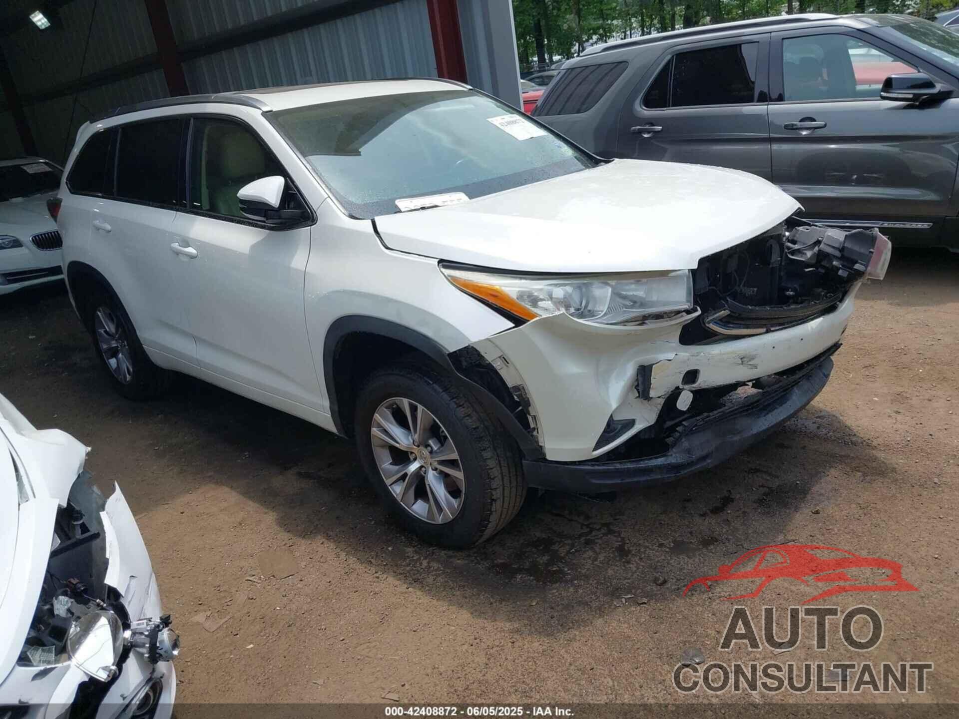 TOYOTA HIGHLANDER 2014 - 5TDKKRFH8ES022871