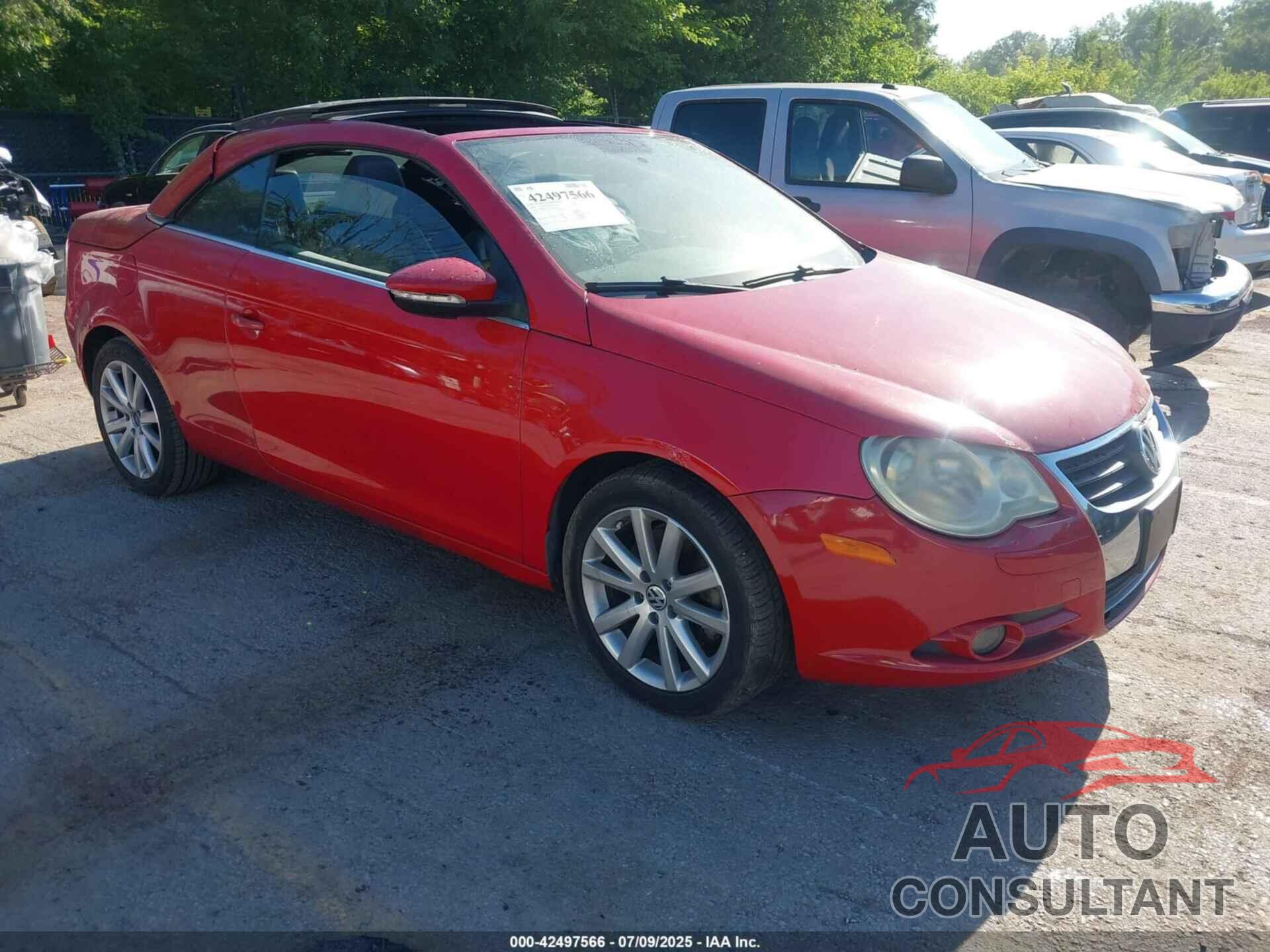 VOLKSWAGEN EOS 2009 - WVWBA71F19V010599