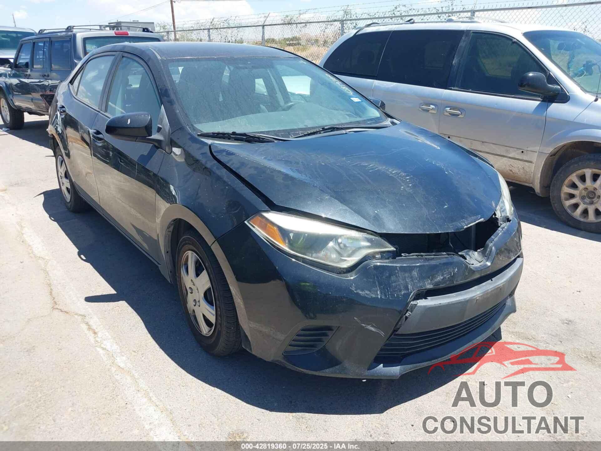 TOYOTA COROLLA 2015 - 5YFBURHE9FP320238