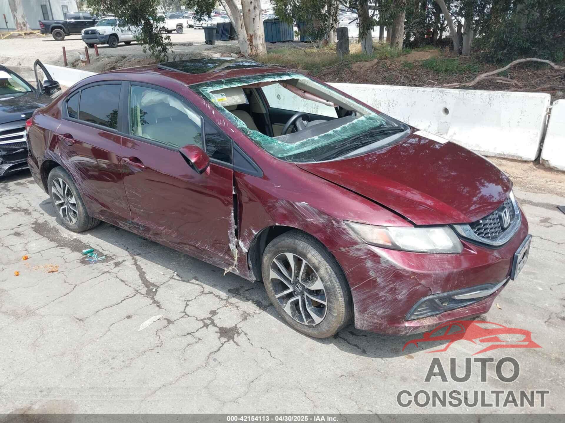 HONDA CIVIC 2013 - 19XFB2F81DE200122