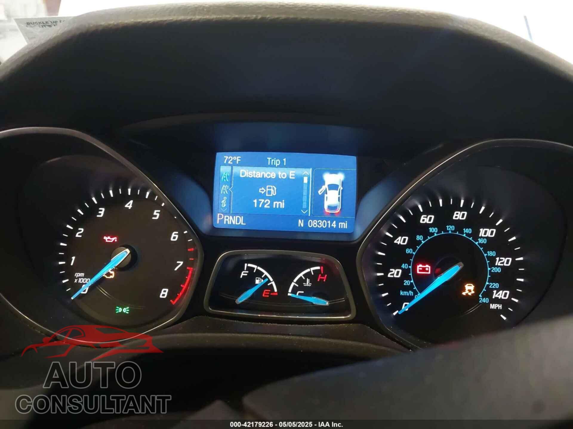 FORD FOCUS 2014 - 1FADP3E28EL422084