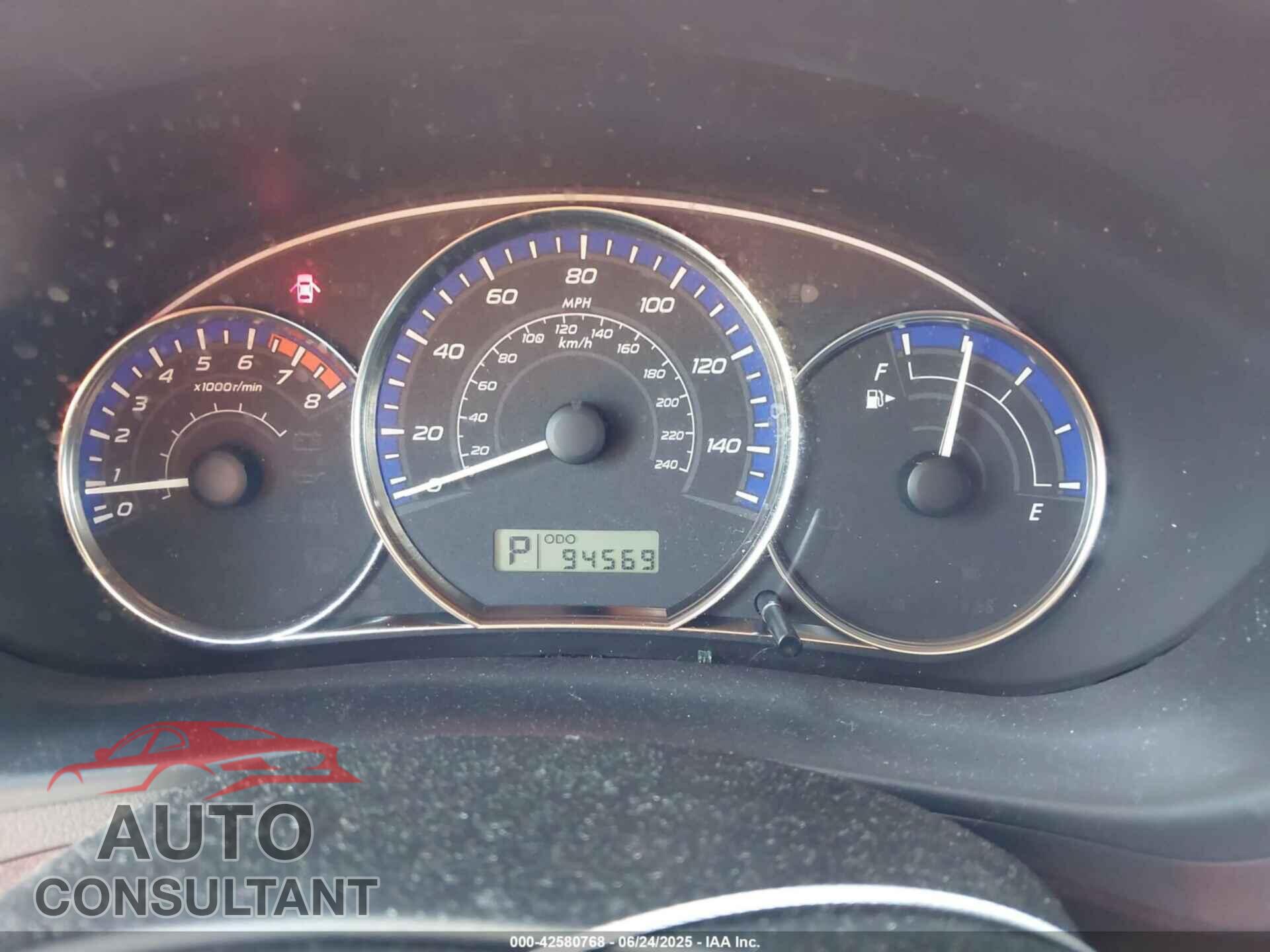 SUBARU FORESTER 2011 - JF2SHADC8BH765474