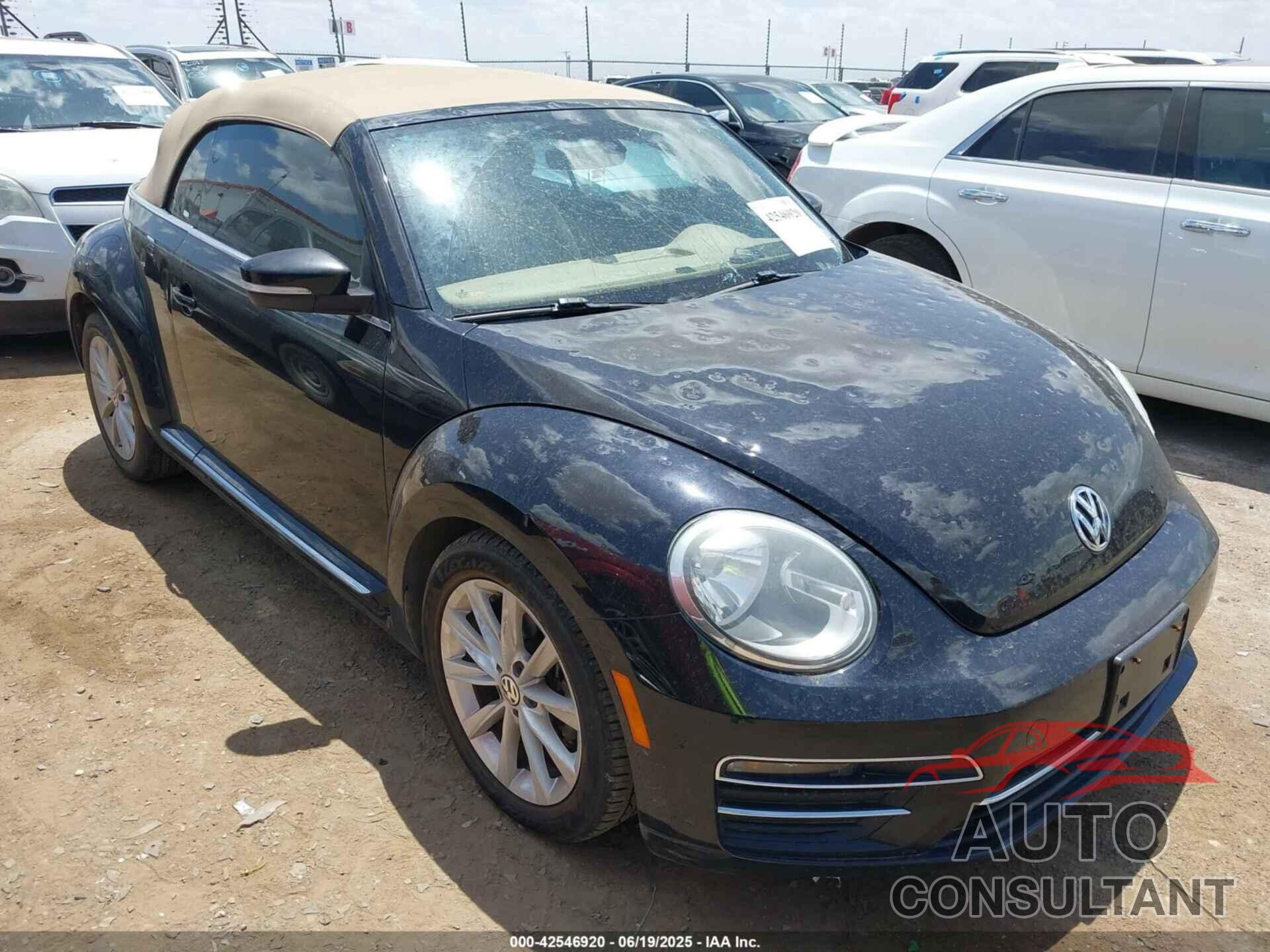 VOLKSWAGEN BEETLE 2017 - 3VW517AT4HM801086