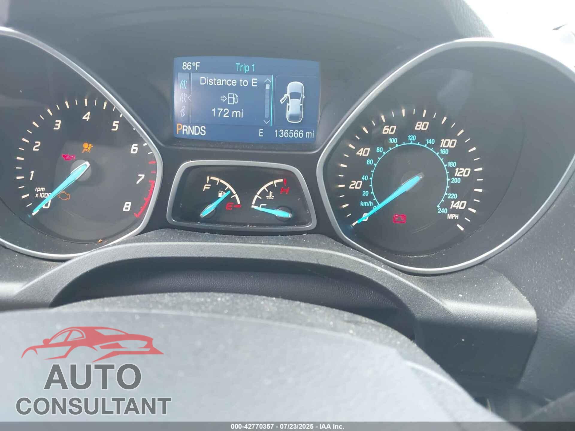 FORD ESCAPE 2014 - 1FMCU9GX4EUC80395