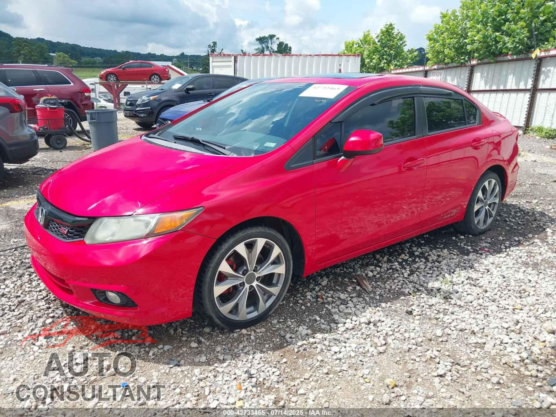 HONDA CIVIC 2012 - 2HGFB6E56CH705303