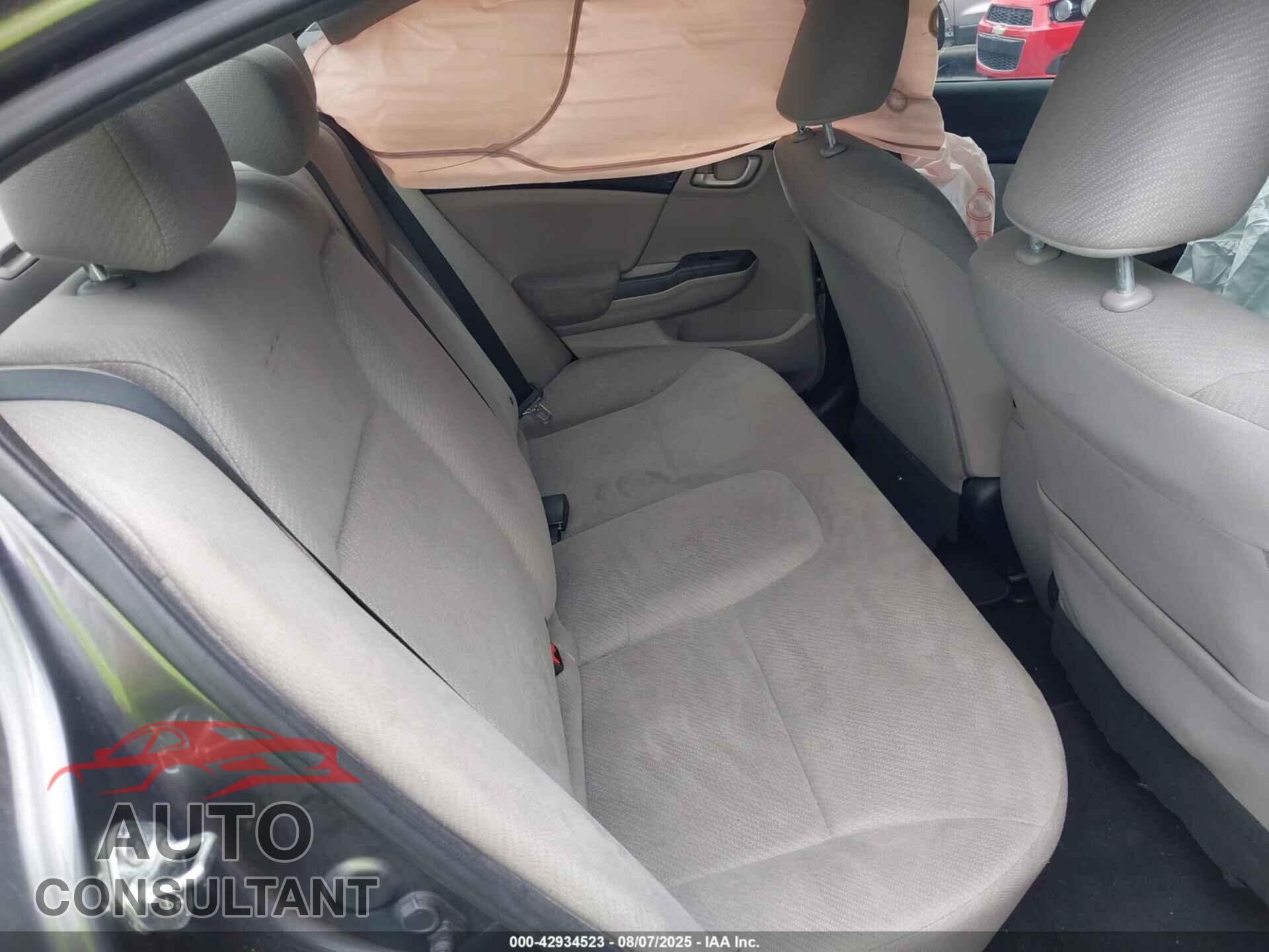 HONDA CIVIC 2013 - 19XFB2F55DE292776