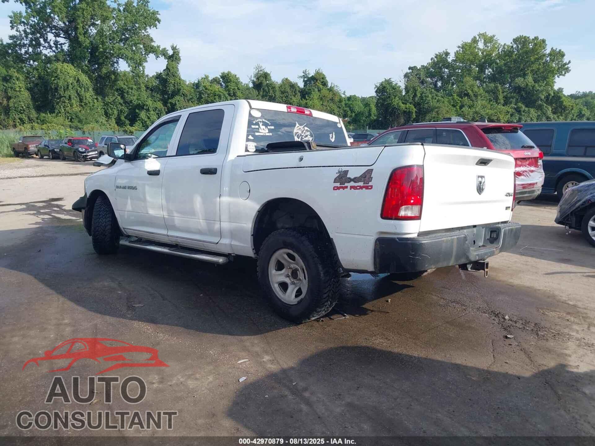 RAM 1500 2012 - 1C6RD7KP9CS275560