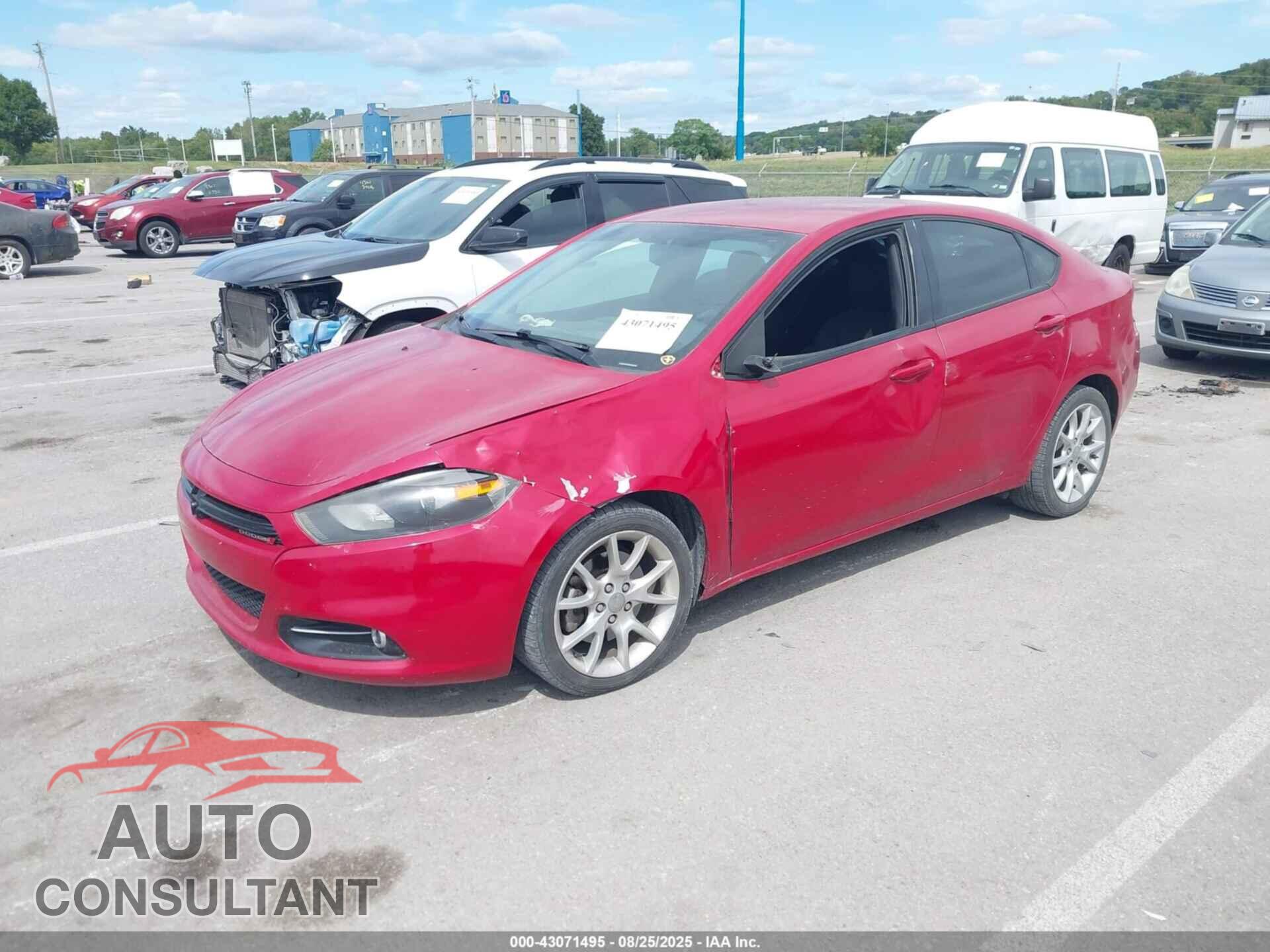 DODGE DART 2013 - 1C3CDFBA2DD314536