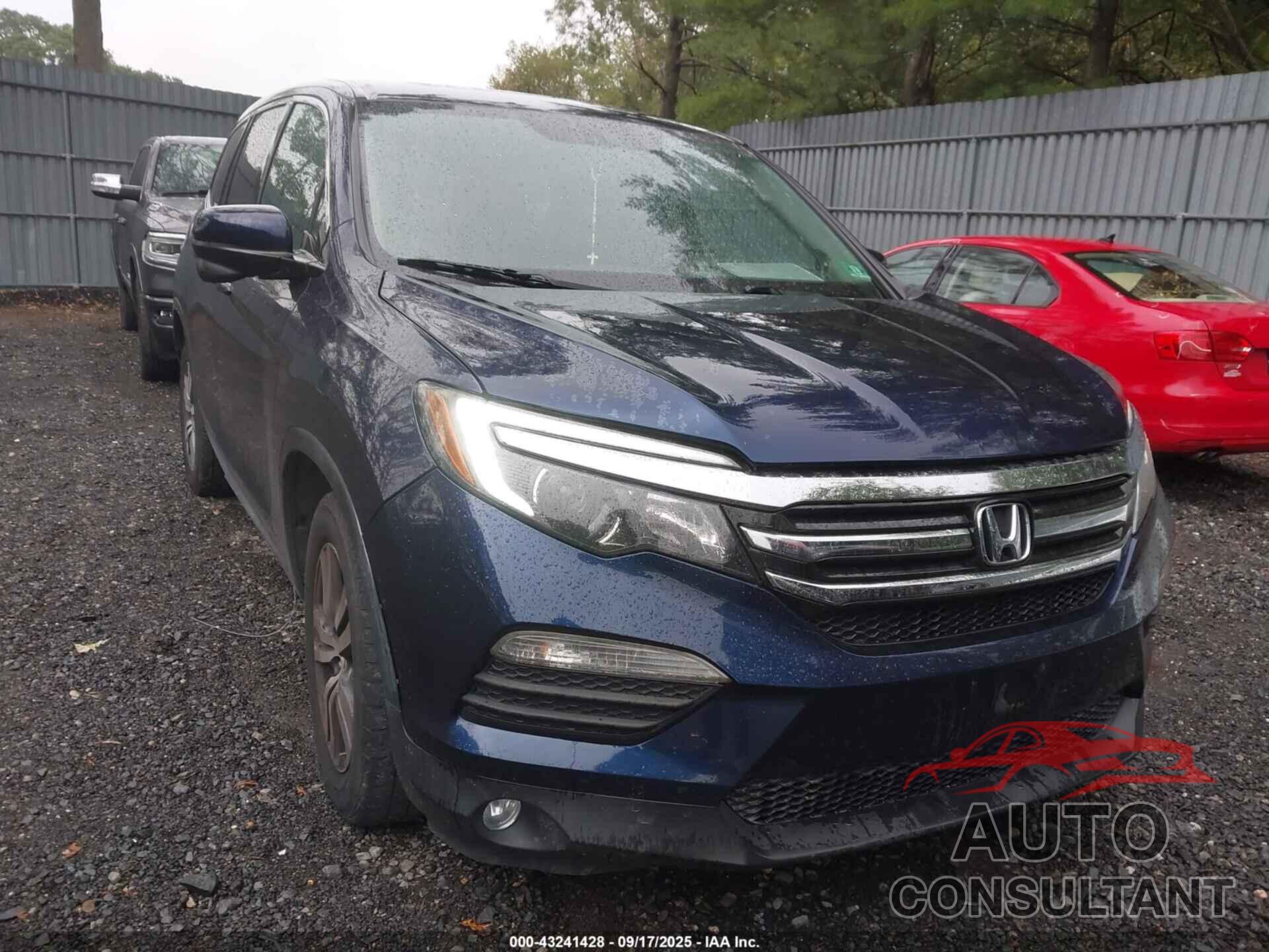 HONDA PILOT 2016 - 5FNYF6H51GB035260