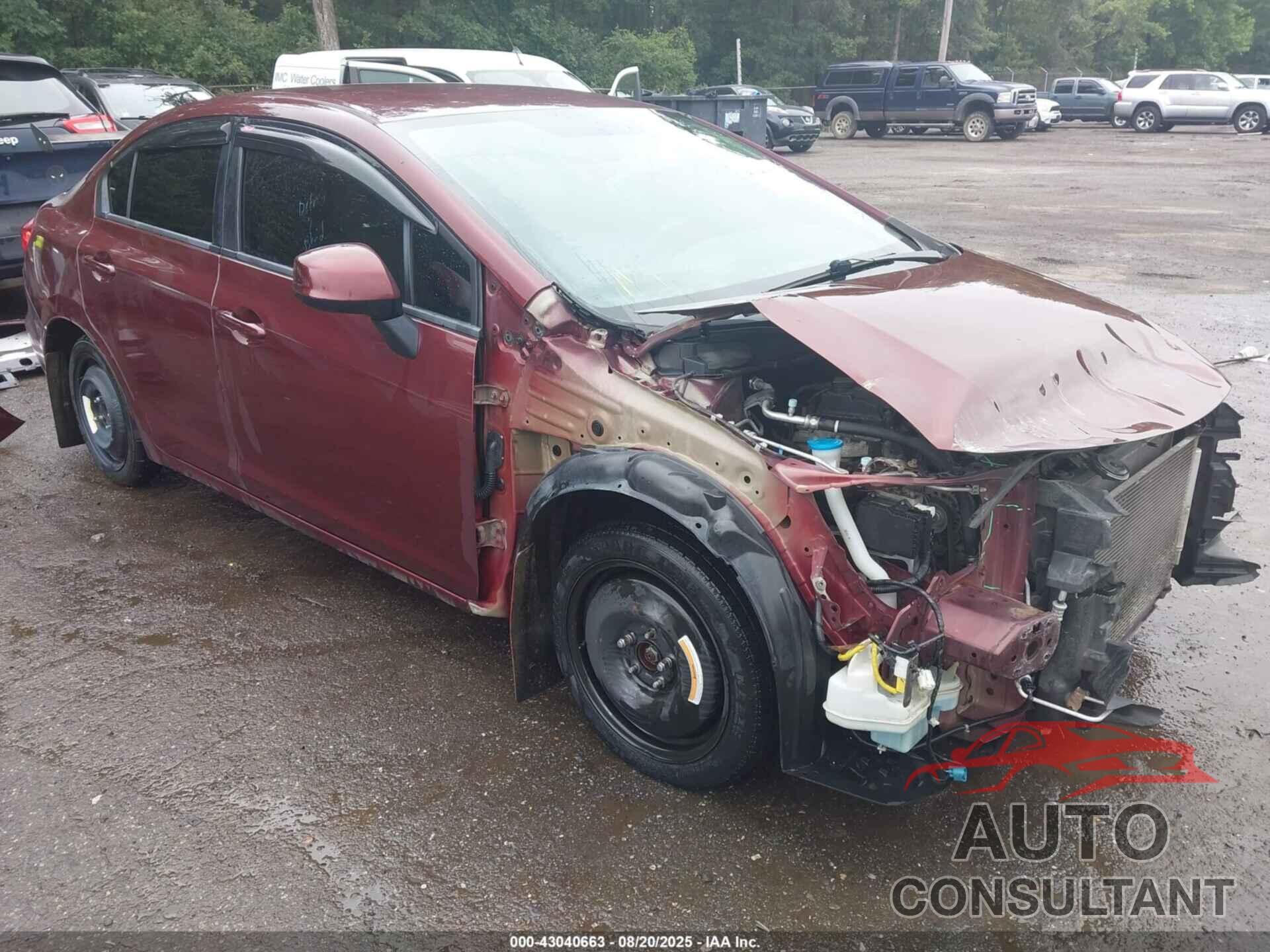 HONDA CIVIC 2012 - 2HGFB2E59CH533714