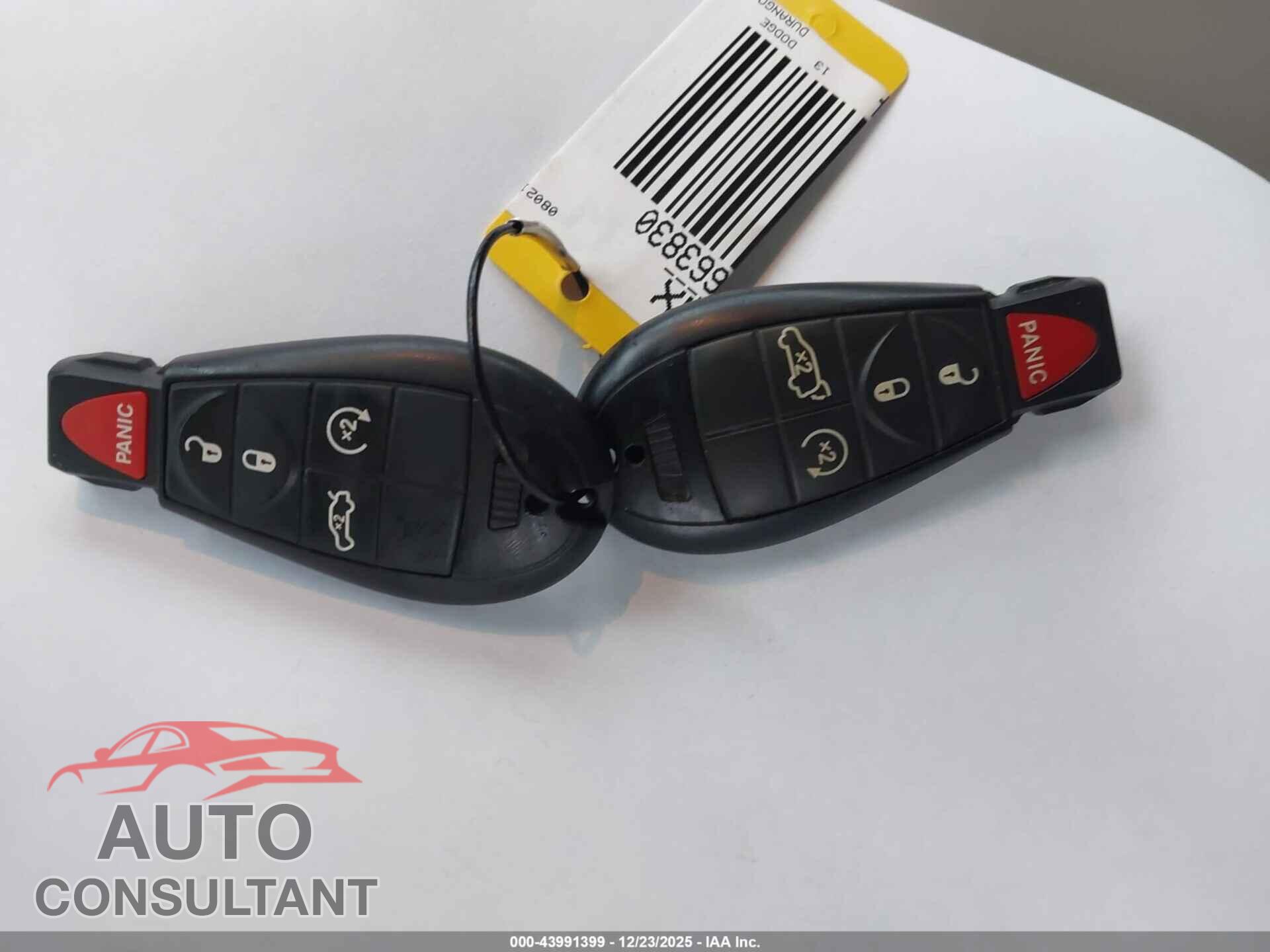 DODGE DURANGO 2013 - 1C4RDJDG4DC663830