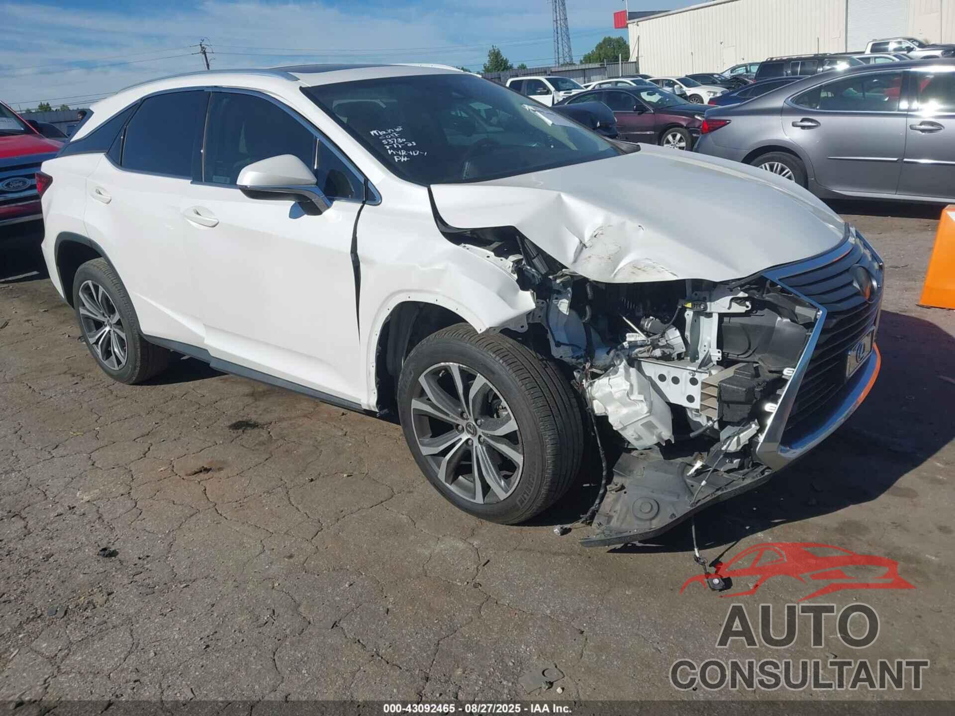 LEXUS RX 350 2019 - 2T2ZZMCA8KC149687