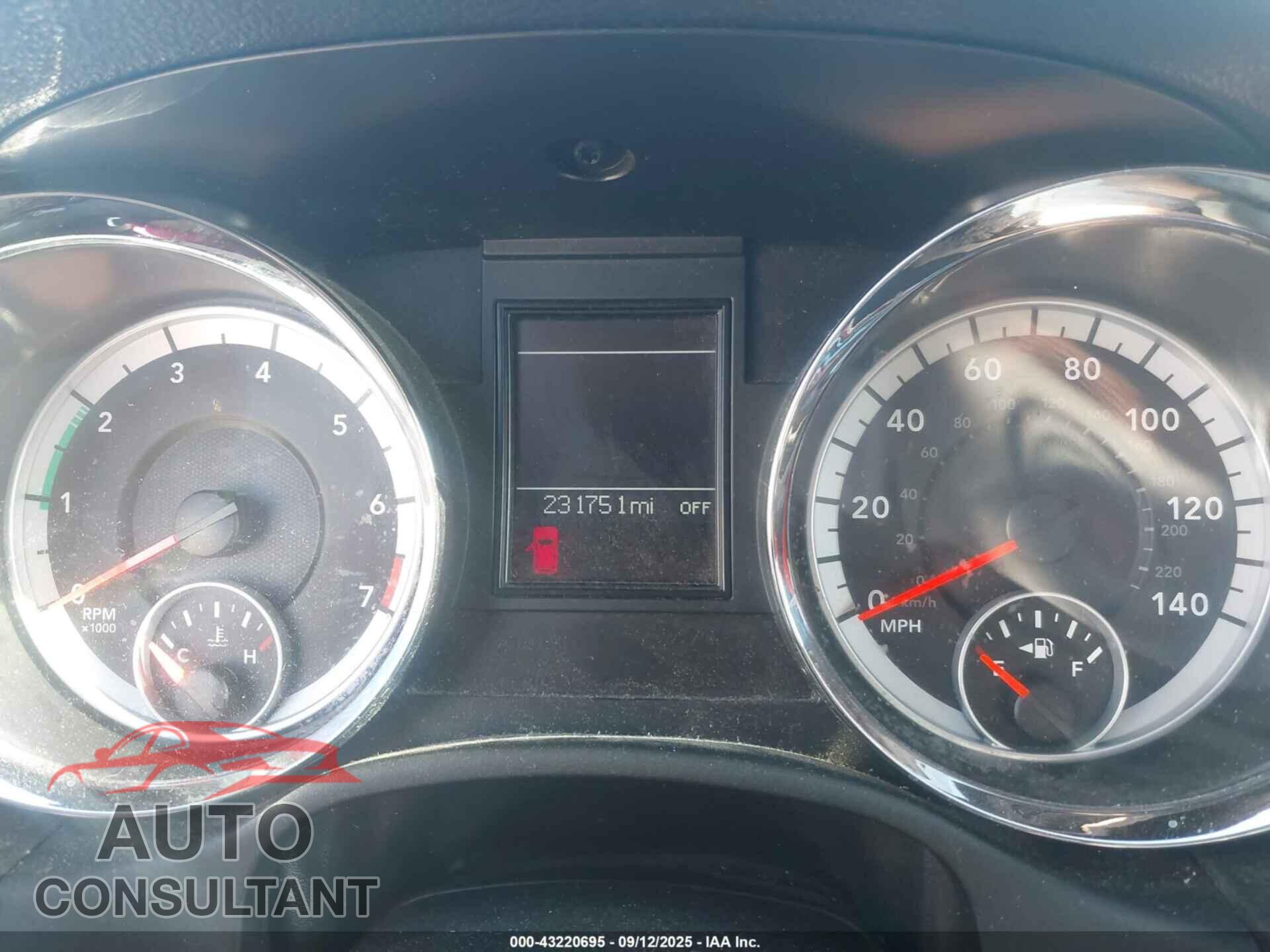 DODGE DURANGO 2013 - 1C4RDHAG6DC693358