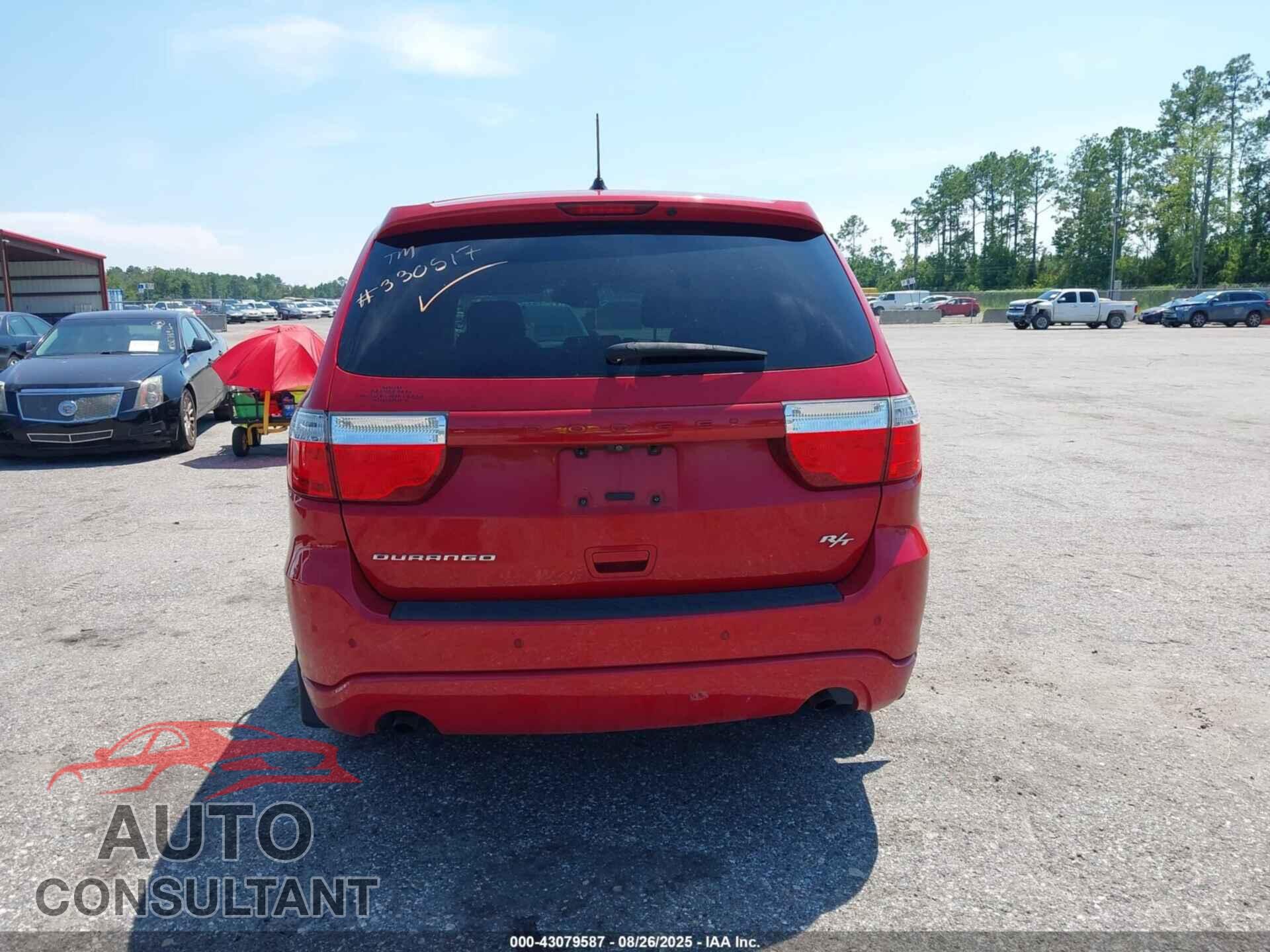 DODGE DURANGO 2012 - 1C4SDHCT2CC330517