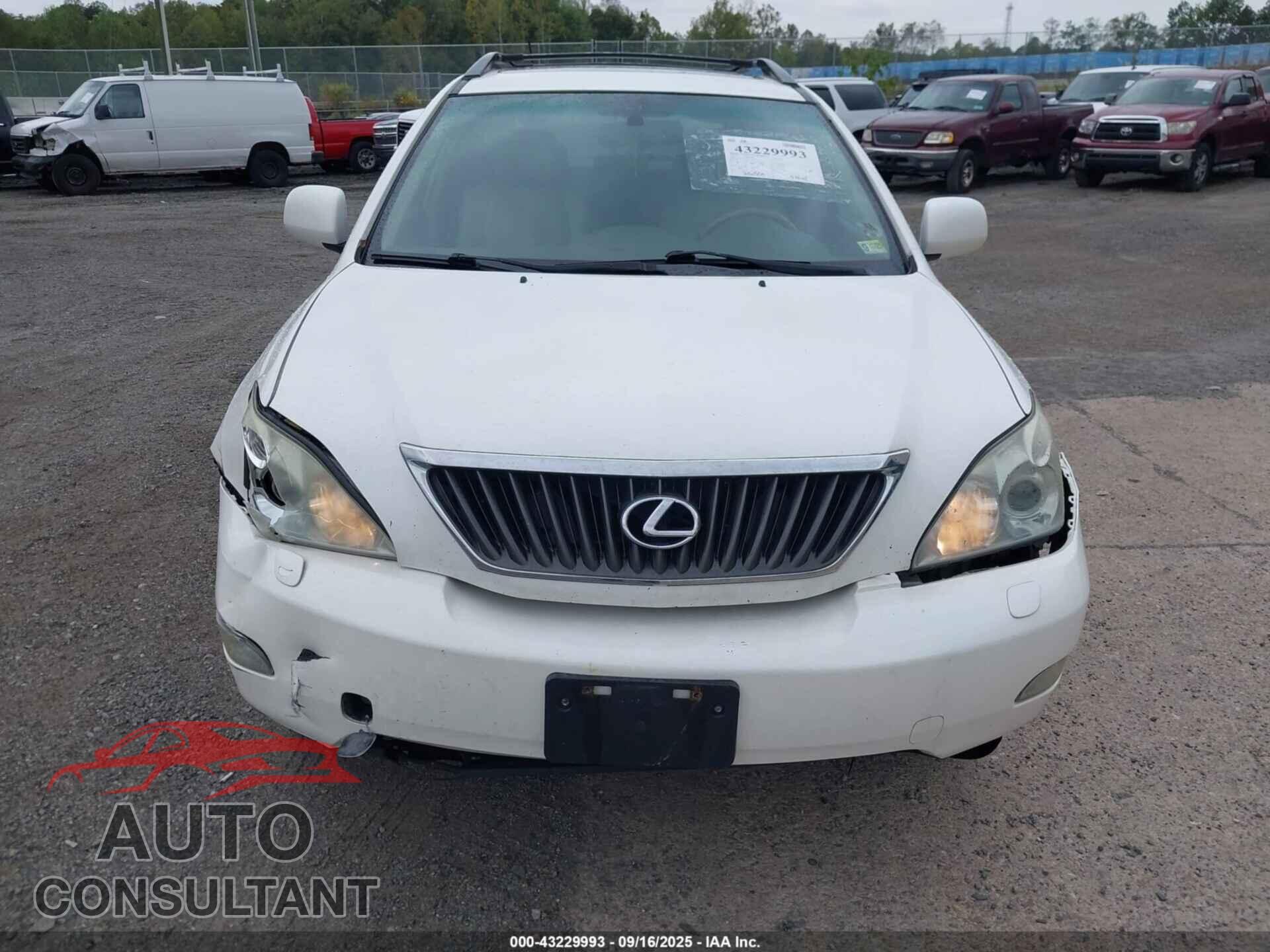 LEXUS RX 350 2009 - 2T2HK31U99C132270