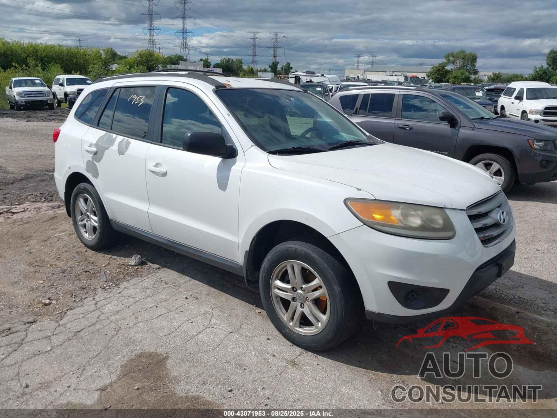 HYUNDAI SANTA FE 2012 - 5XYZG3ABXCG158820