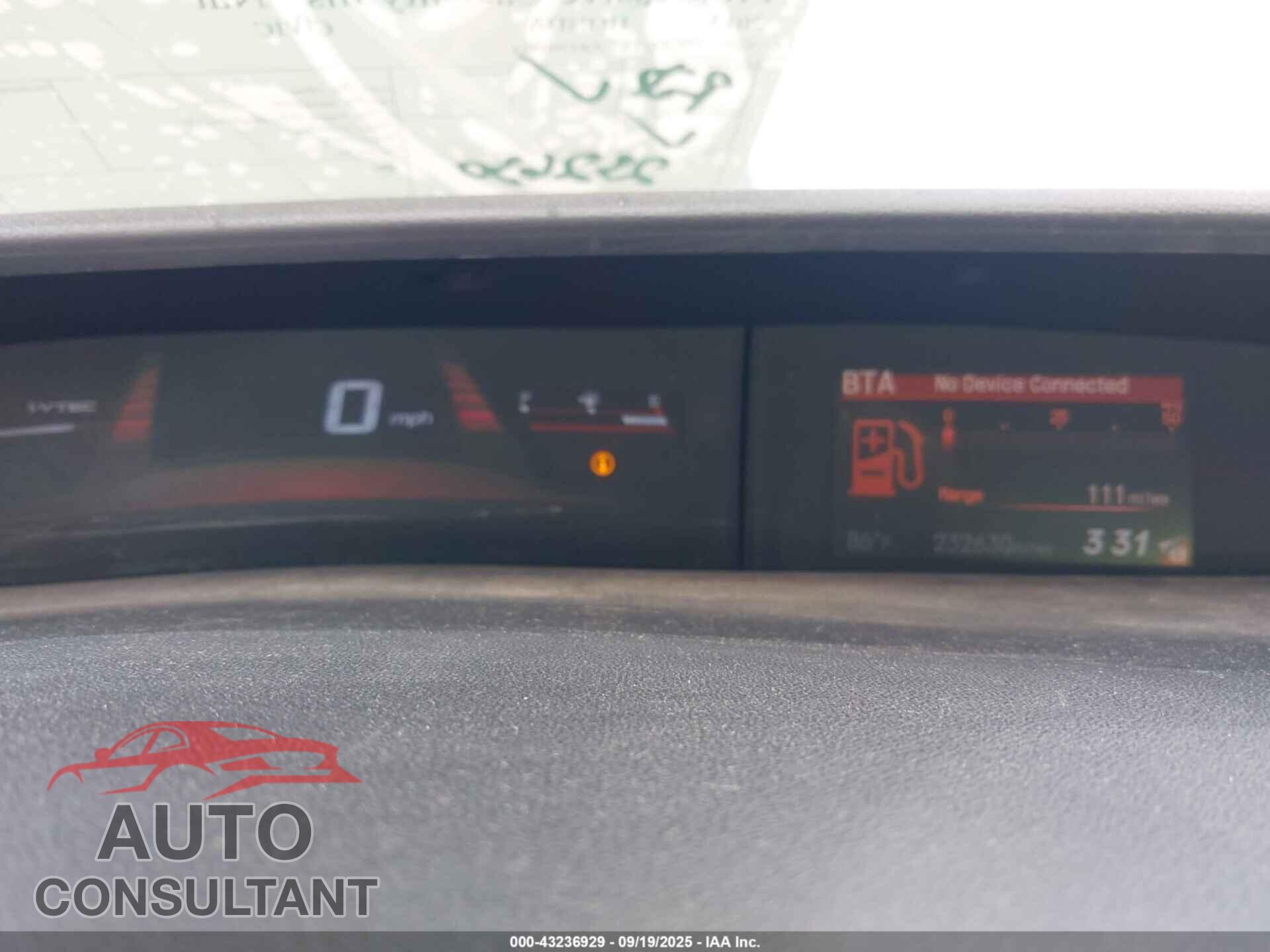 HONDA CIVIC 2013 - 2HGFG4A59DH700433