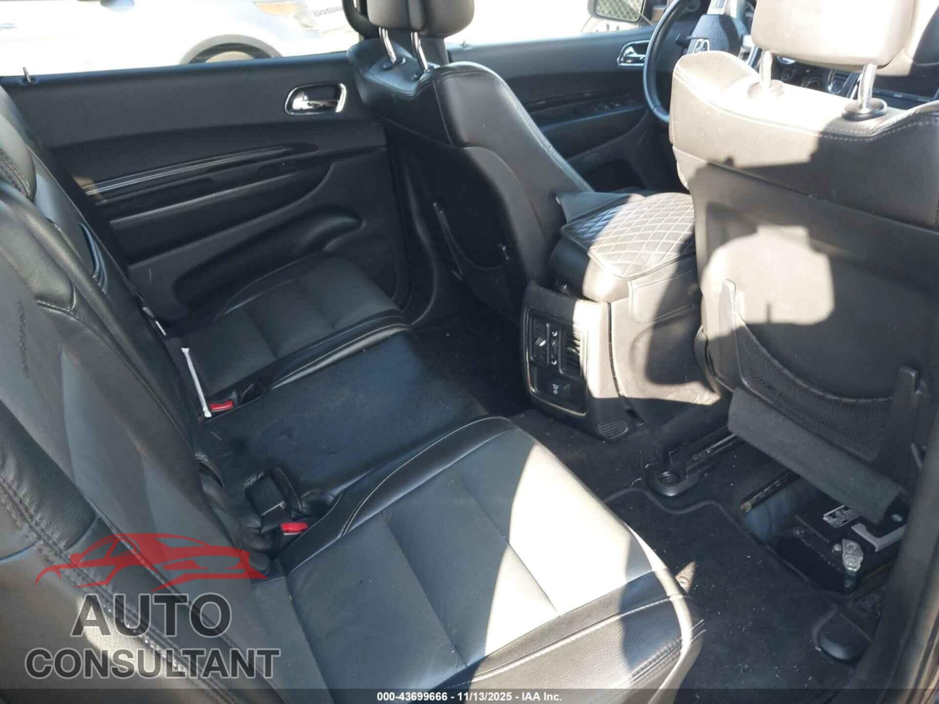 DODGE DURANGO 2011 - 1D4SD4GTXBC592337