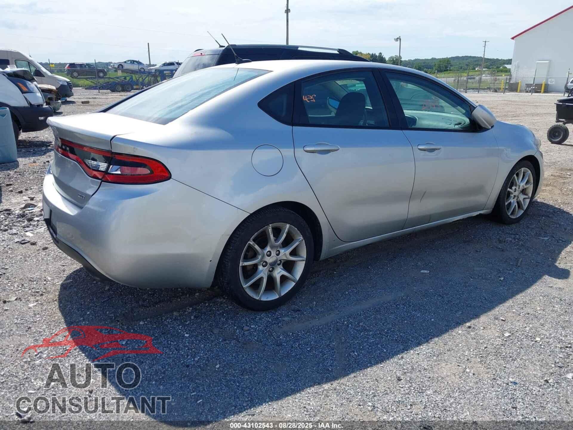 DODGE DART 2013 - 1C3CDFBA4DD298629