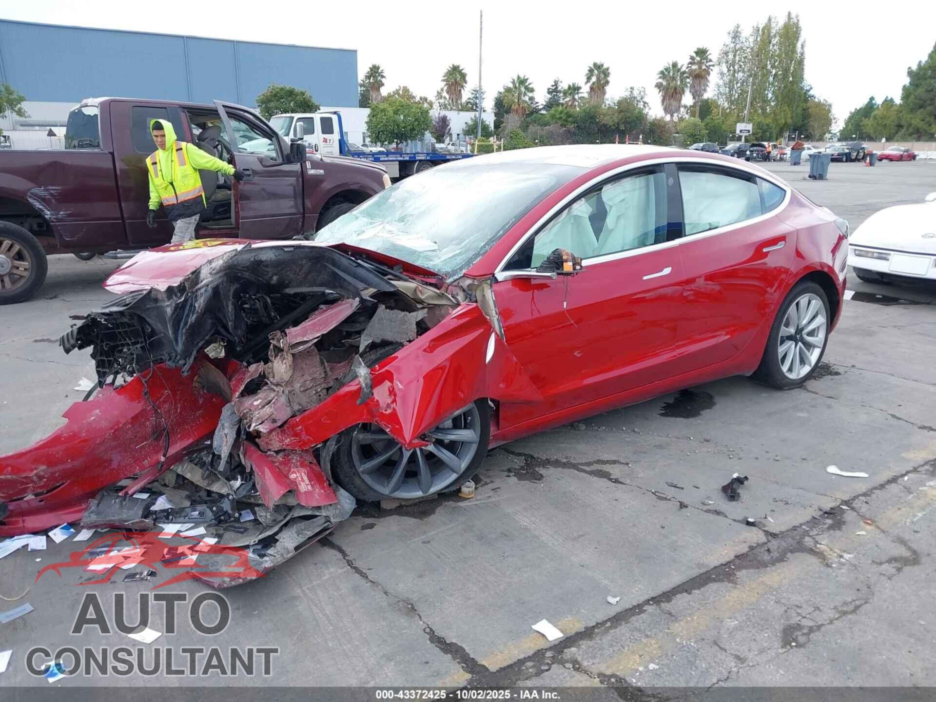 TESLA MODEL 3 2018 - 5YJ3E1EBXJF091666