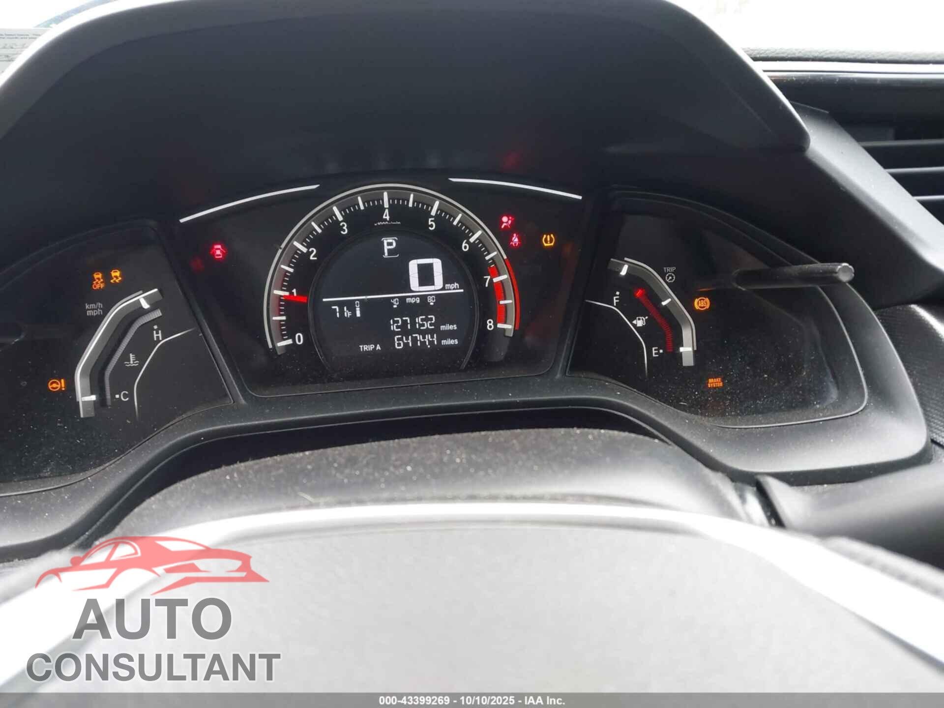 HONDA CIVIC 2017 - 2HGFC4B09HH307357