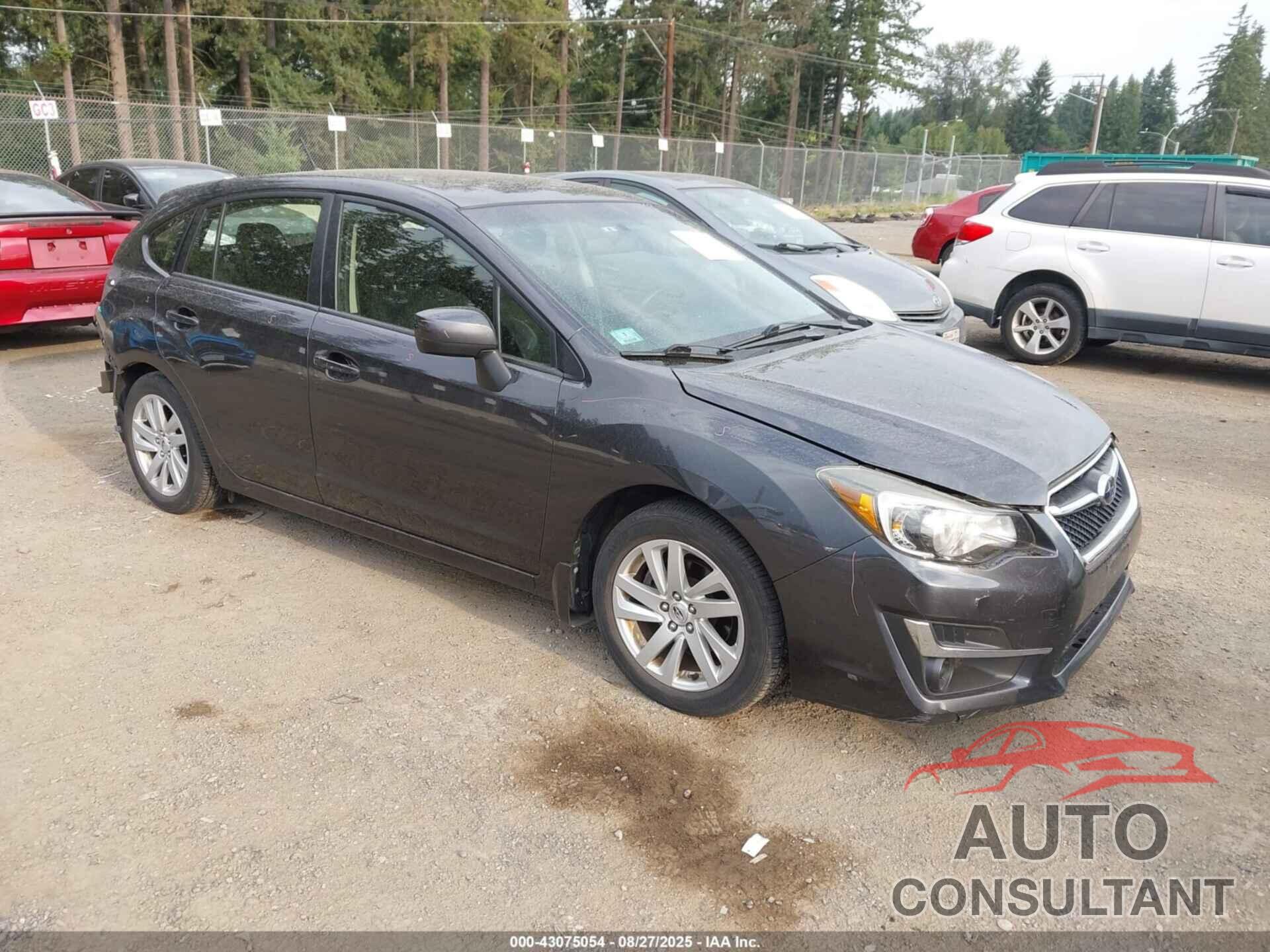 SUBARU IMPREZA 2015 - JF1GPAC6XF8247669