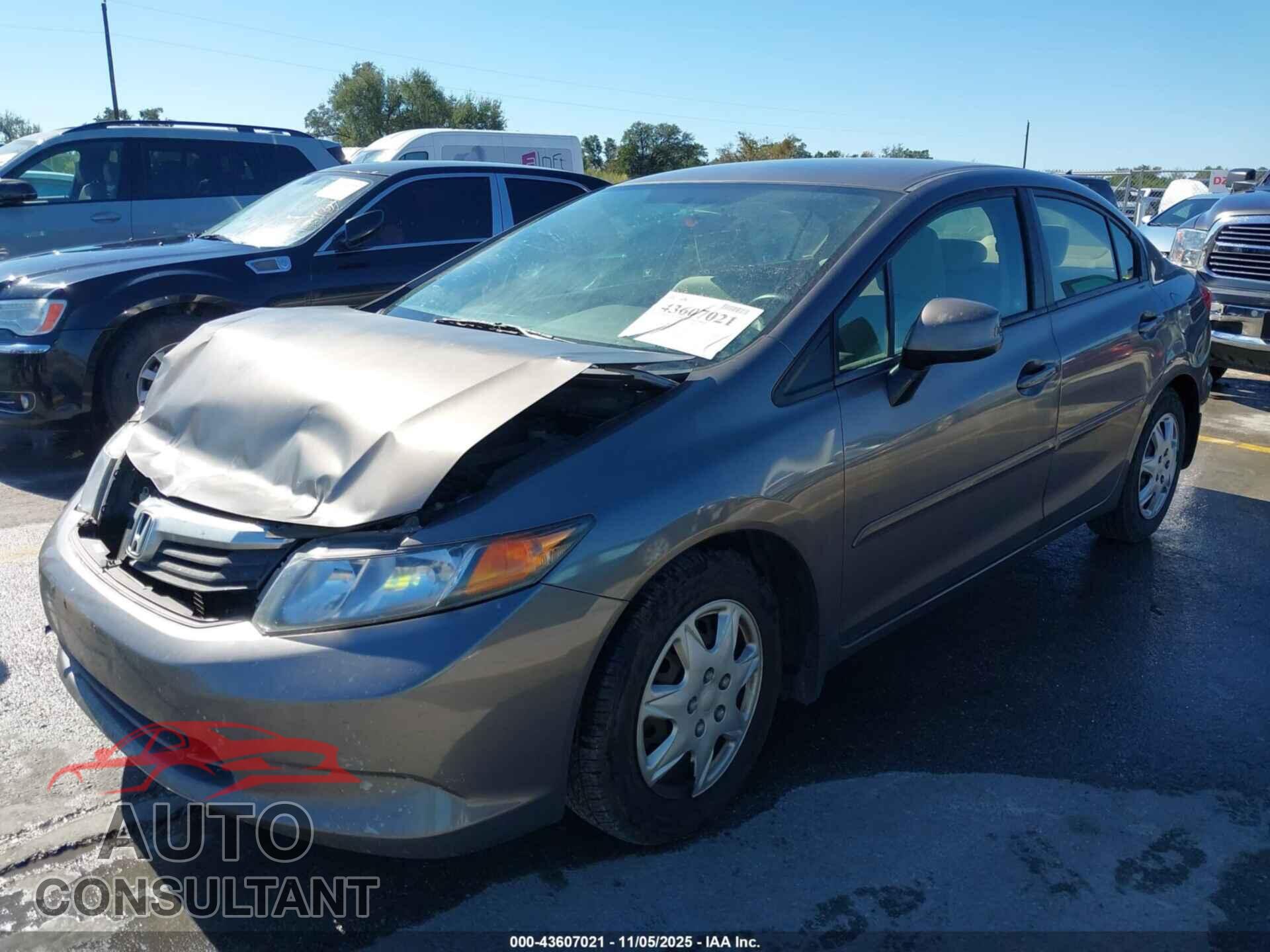 HONDA CIVIC 2012 - JHMFB2F50CS003443