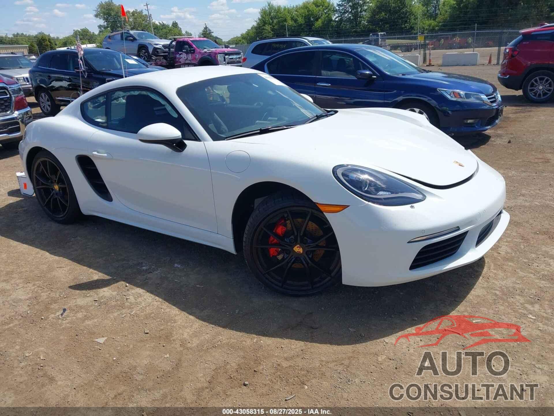 PORSCHE 718 CAYMAN 2025 - WP0AA2A87SK255155