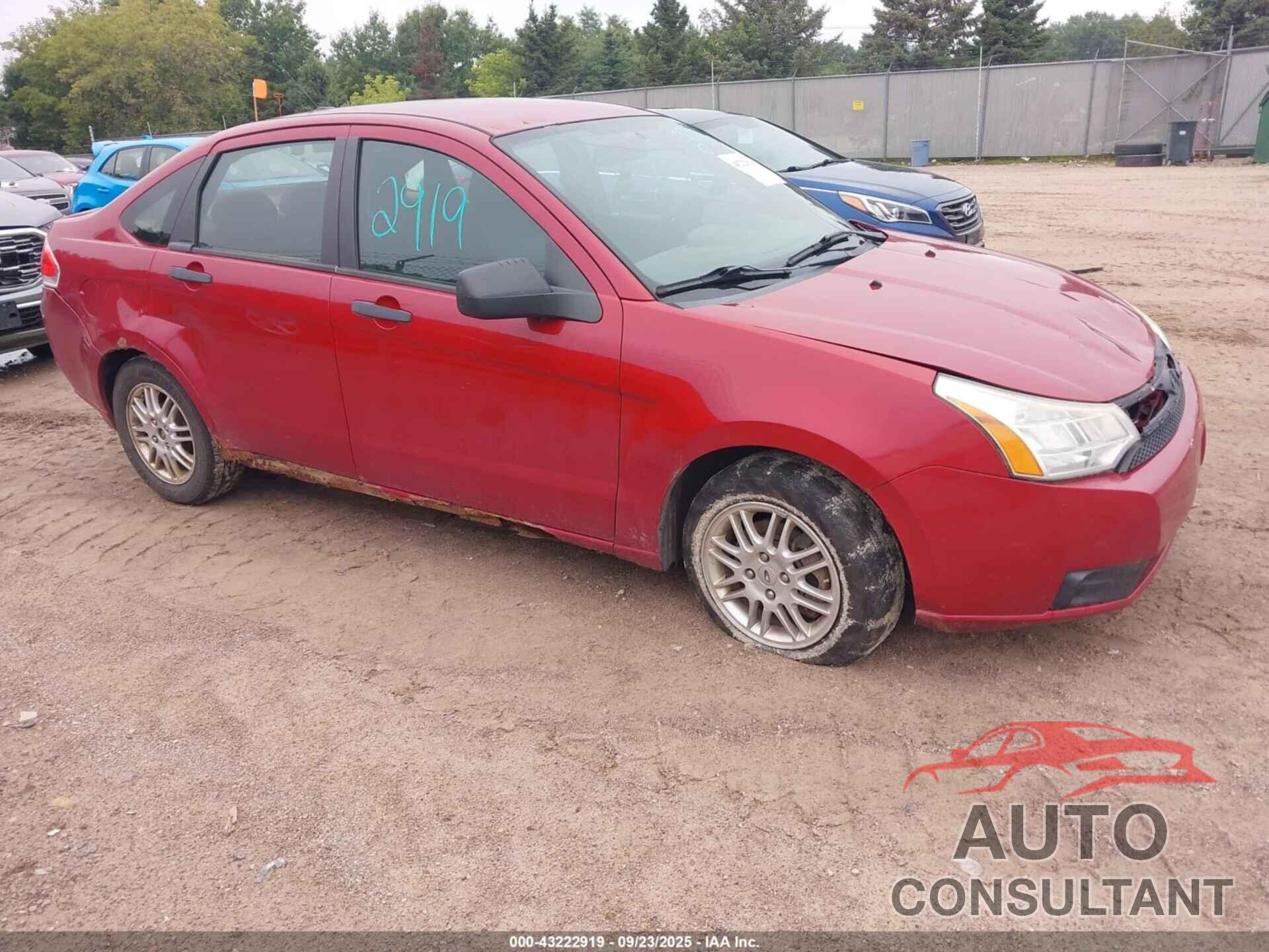 FORD FOCUS 2011 - 1FAHP3FN8BW202786