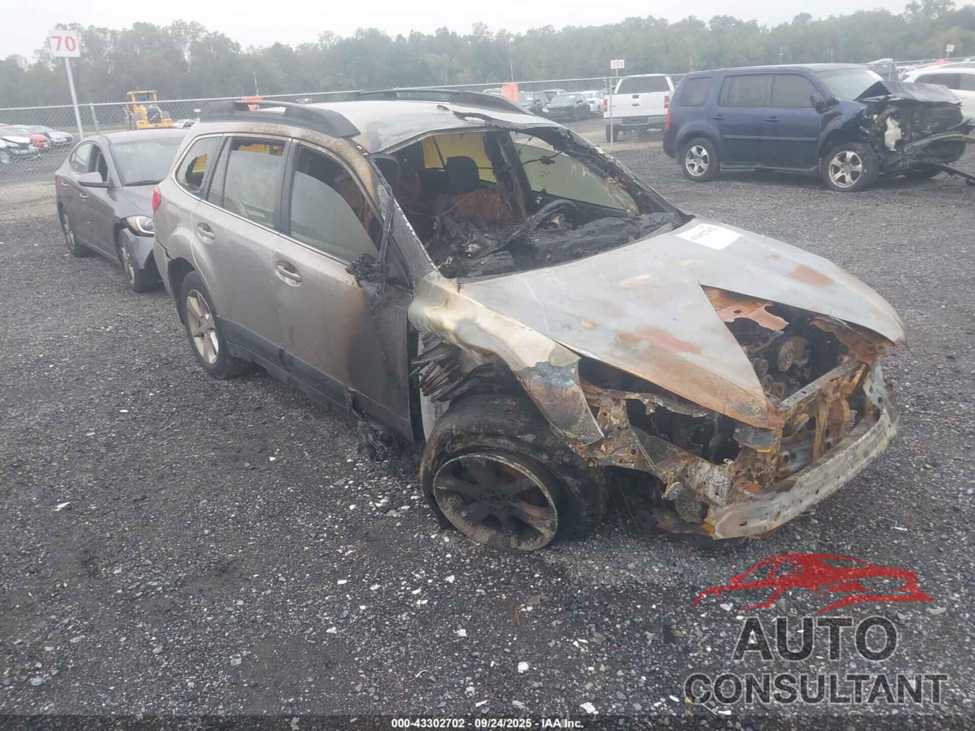 SUBARU OUTBACK 2014 - 4S4BRBAC6E3300372