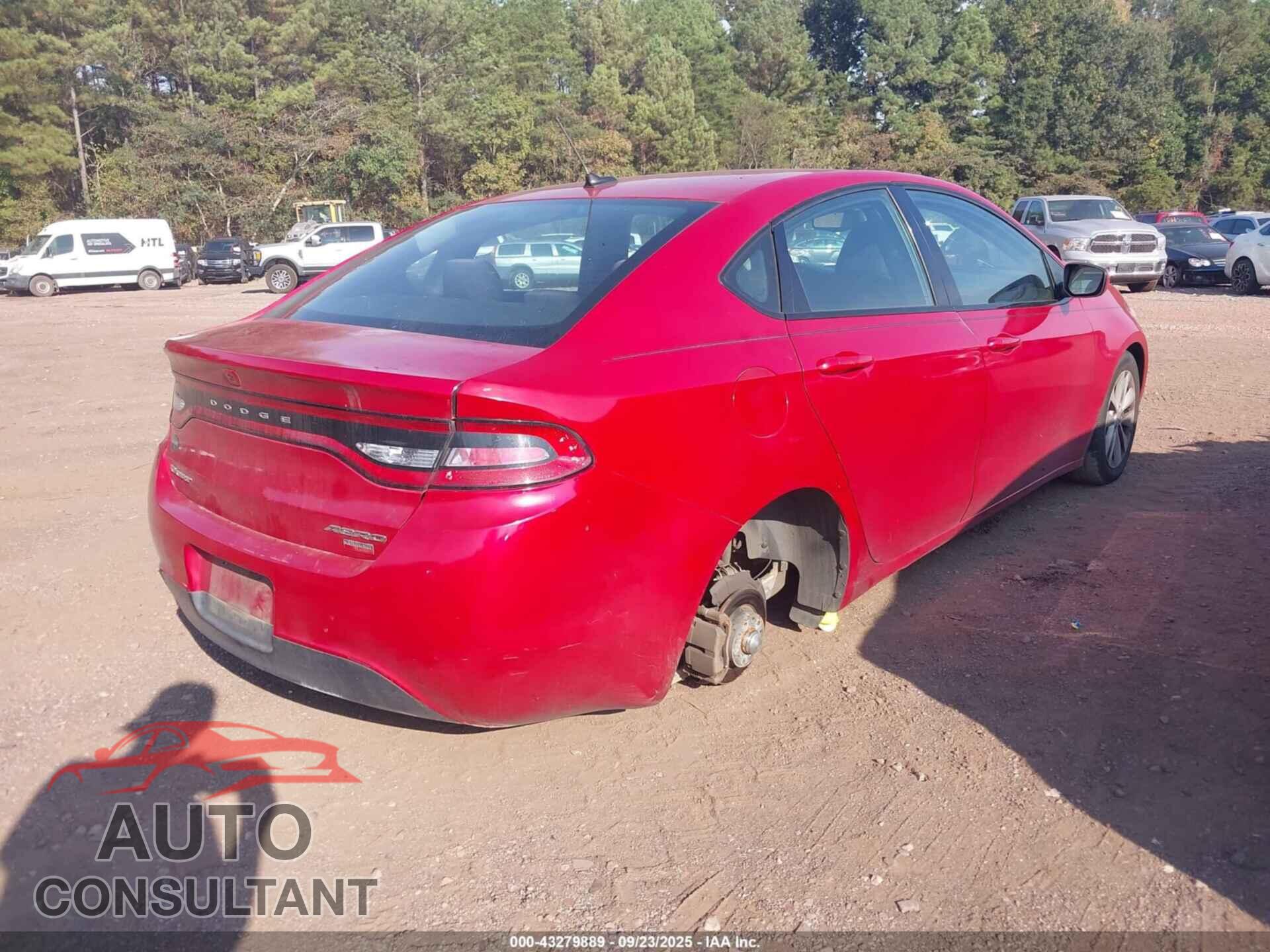 DODGE DART 2014 - 1C3CDFDH8ED919785