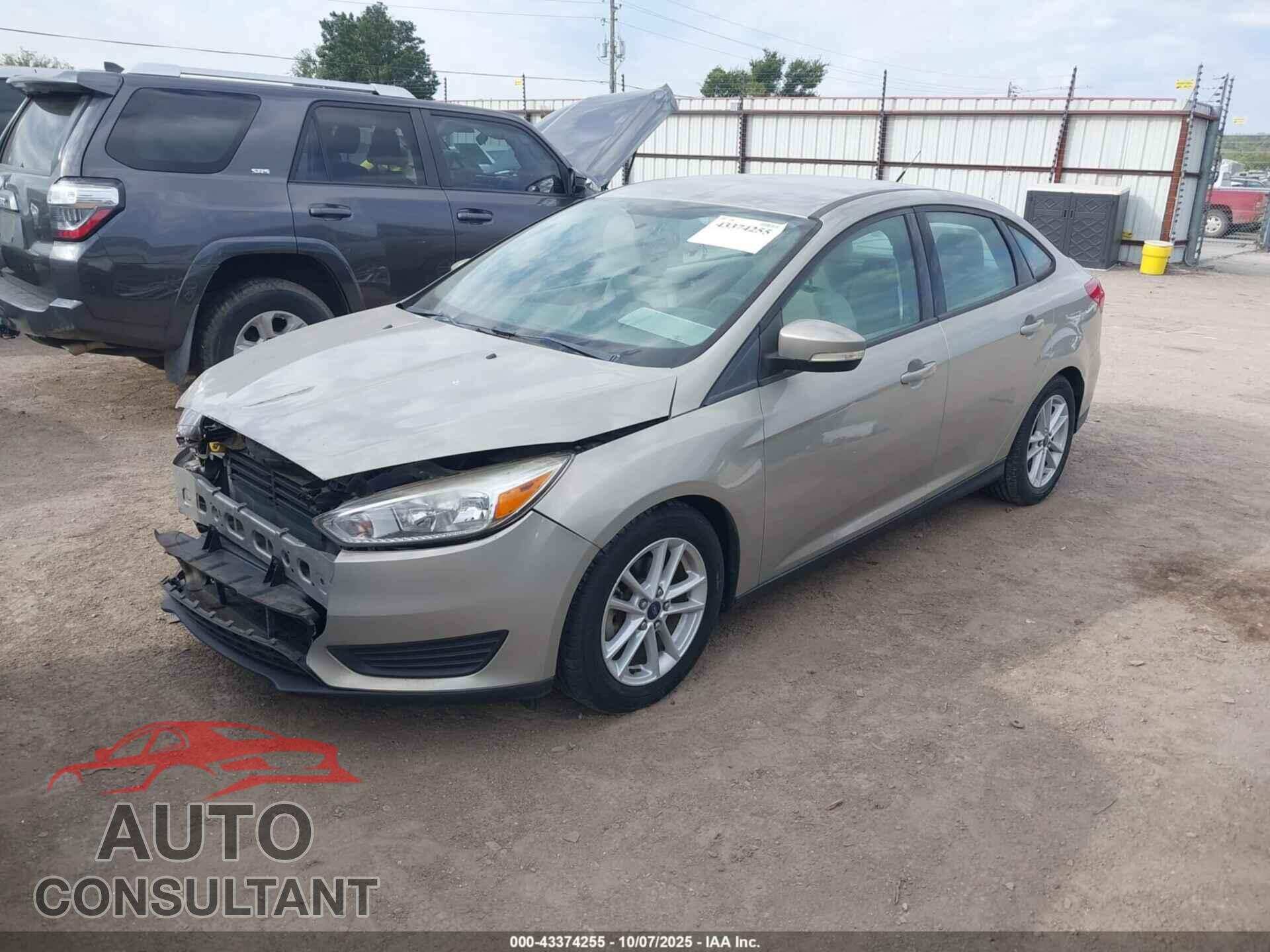 FORD FOCUS 2016 - 1FADP3F29GL212353
