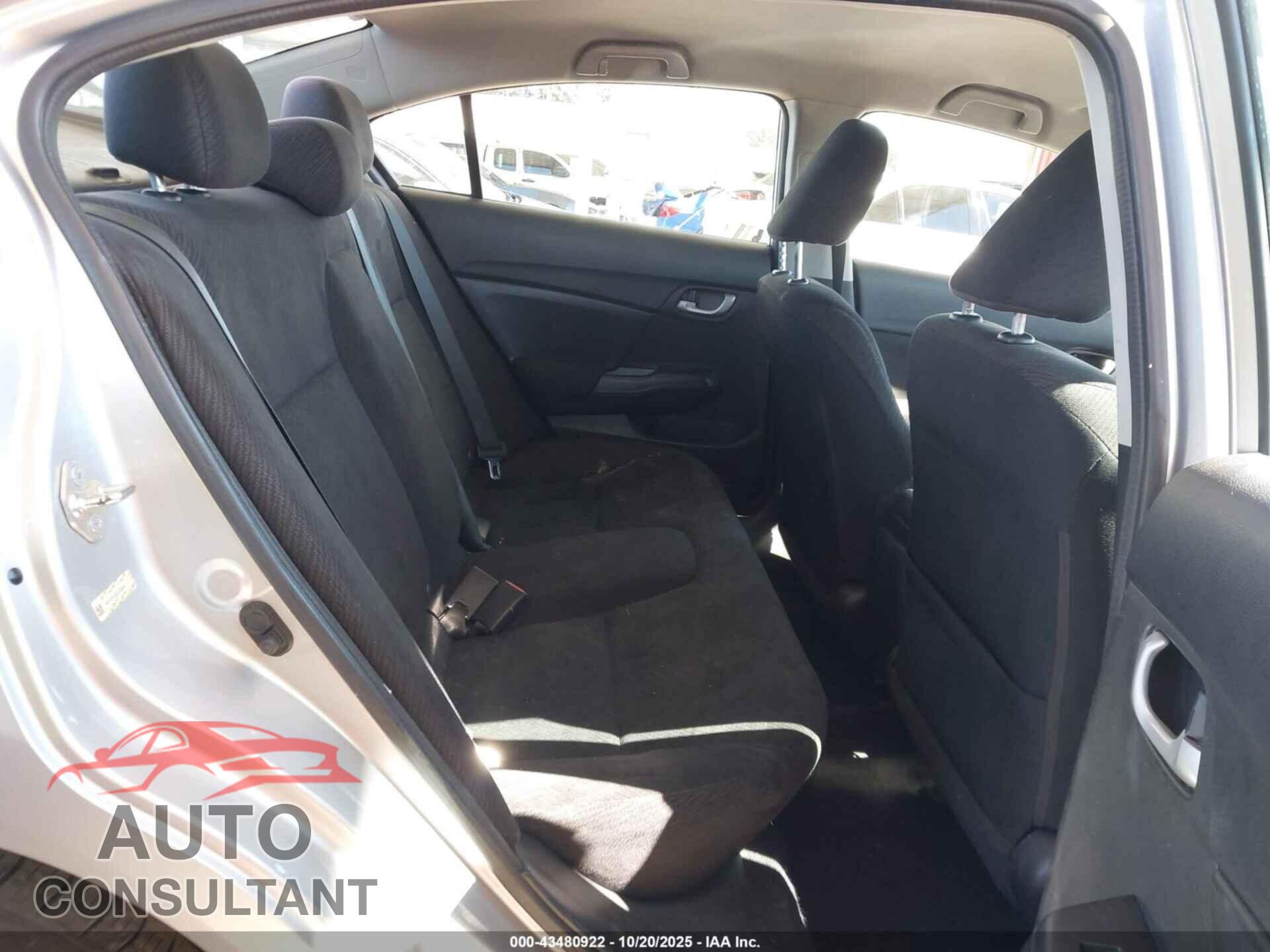 HONDA CIVIC 2013 - 19XFB2F55DE208505