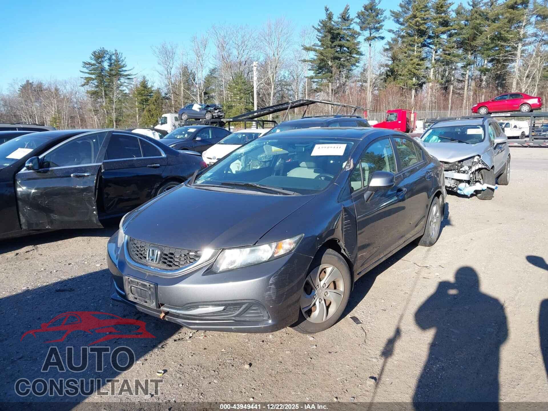 HONDA CIVIC 2013 - 2HGFB2F55DH520877