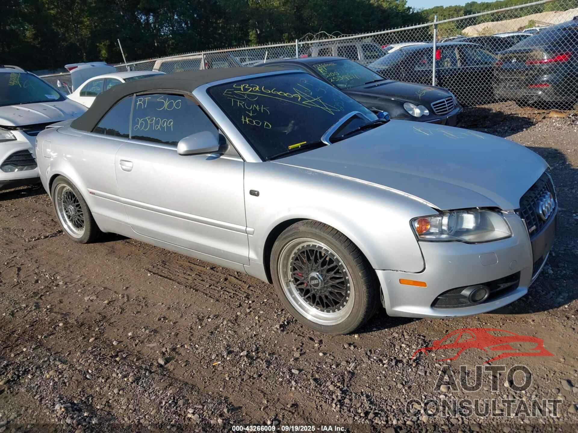 AUDI A4 2009 - WAUDF48H39K011106