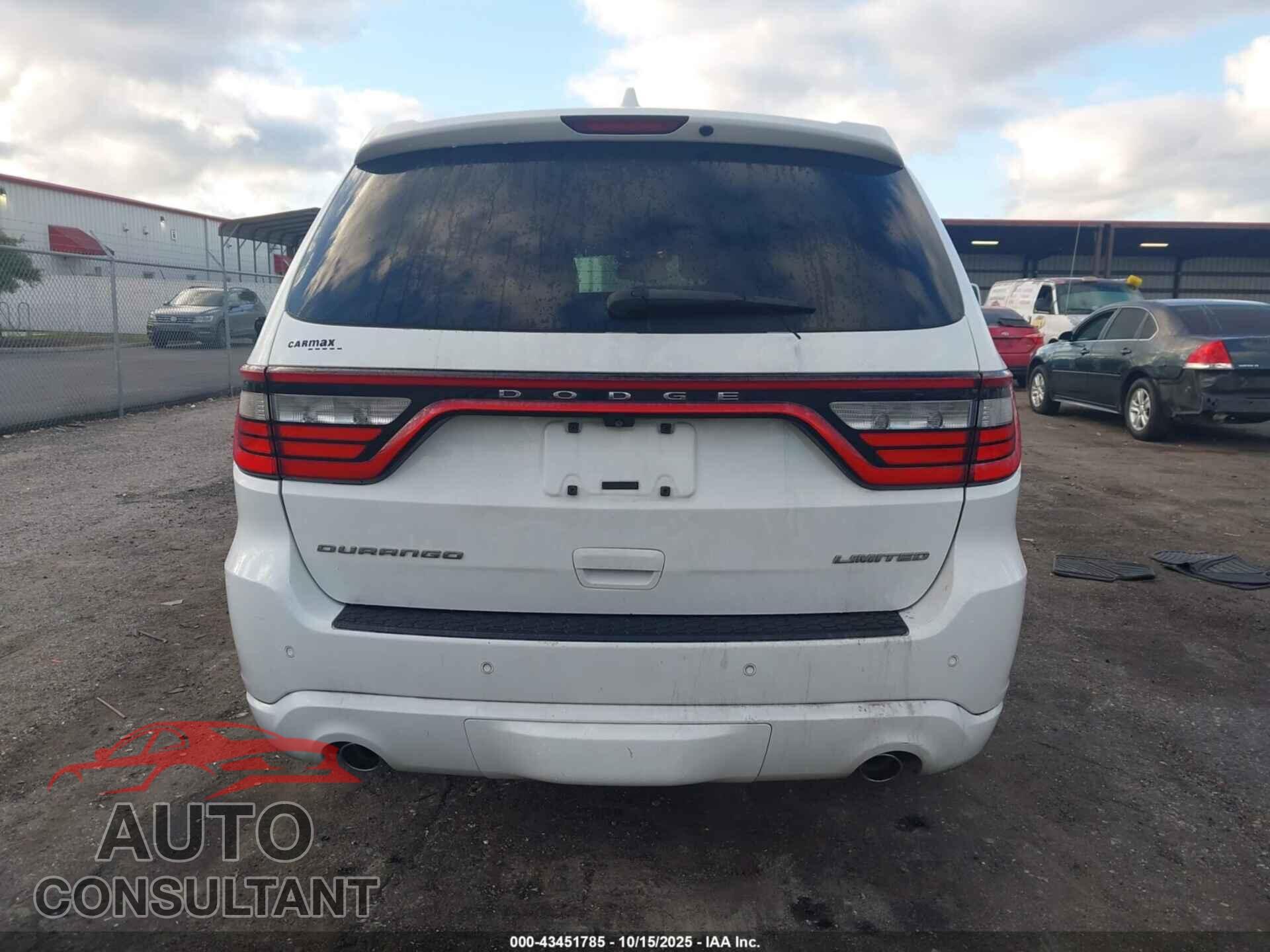 DODGE DURANGO 2015 - 1C4RDHDG6FC187687