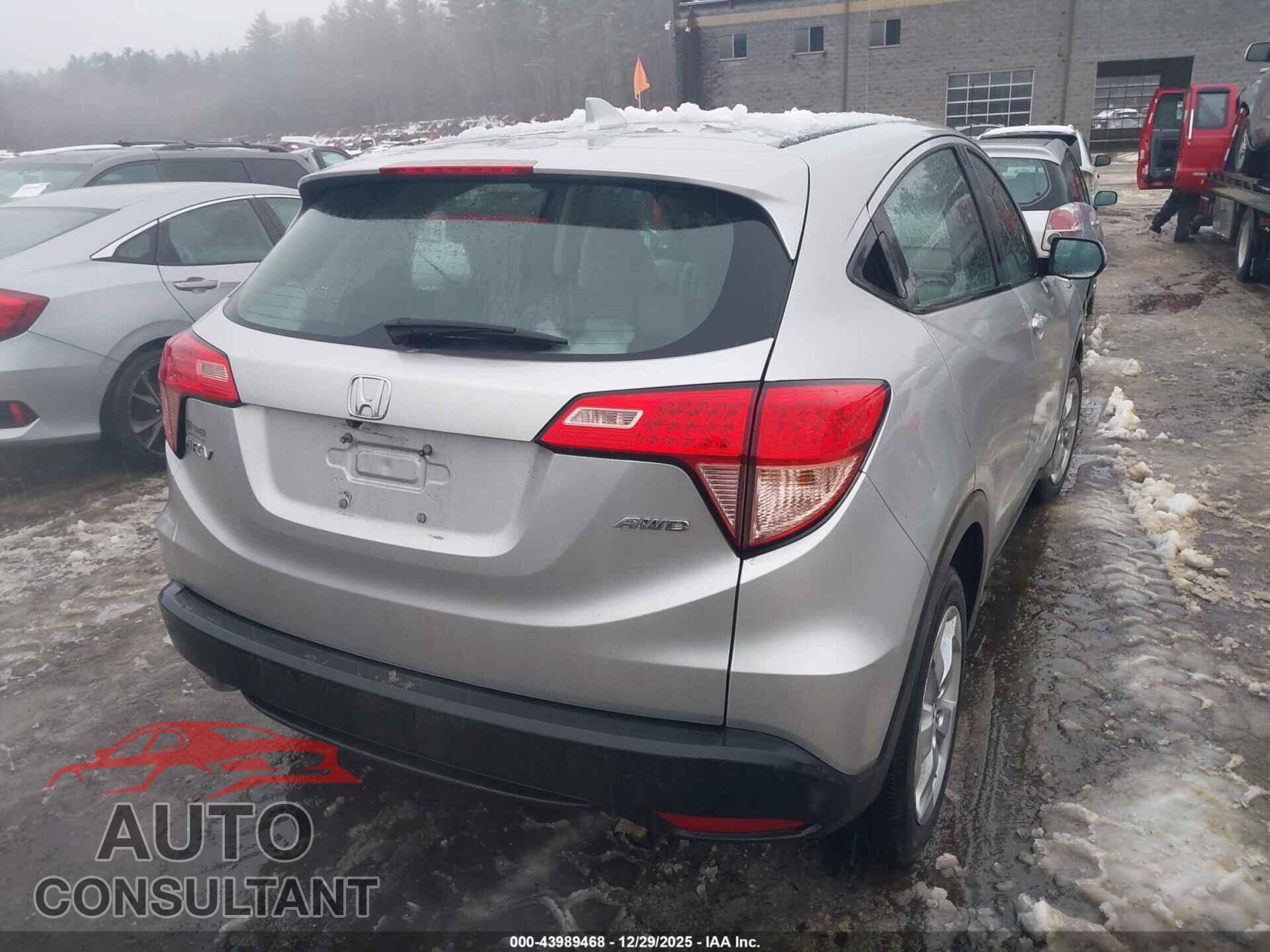 HONDA HR-V 2016 - 3CZRU6H33GM742603