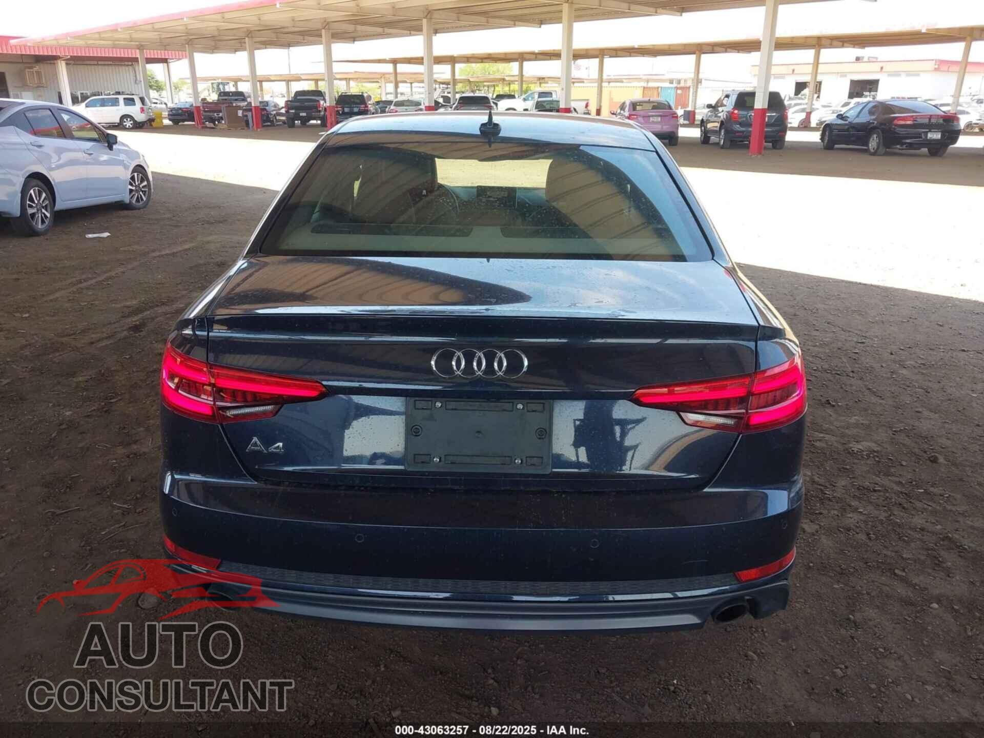 AUDI A4 2017 - WAULNAF48HA147927