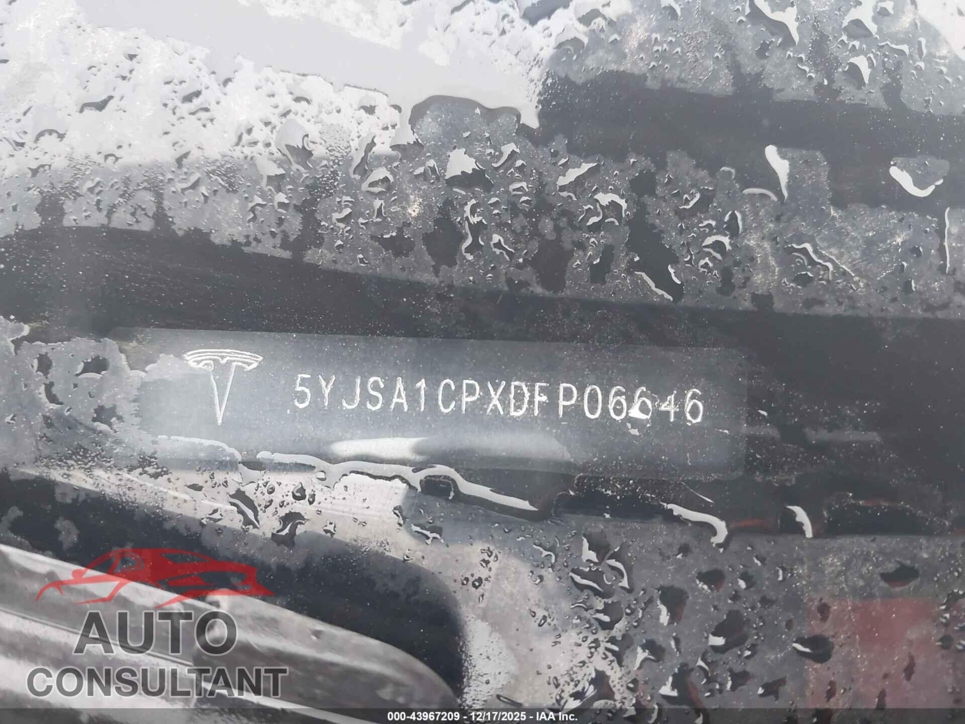 TESLA MODEL S 2013 - 5YJSA1CPXDFP06646