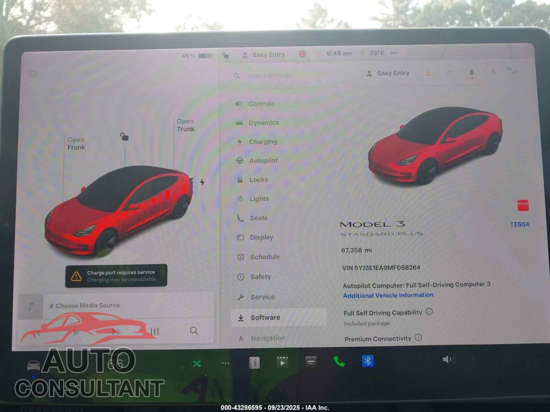 TESLA MODEL 3 2021 - 5YJ3E1EA9MF098264