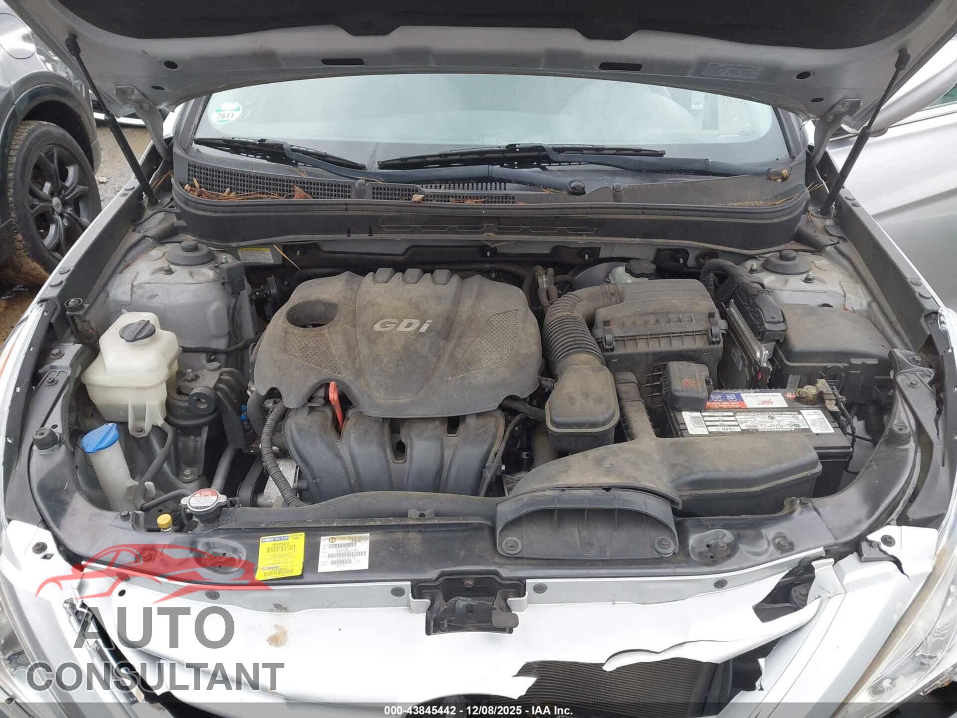 HYUNDAI SONATA 2012 - 5NPEB4AC2CH385102
