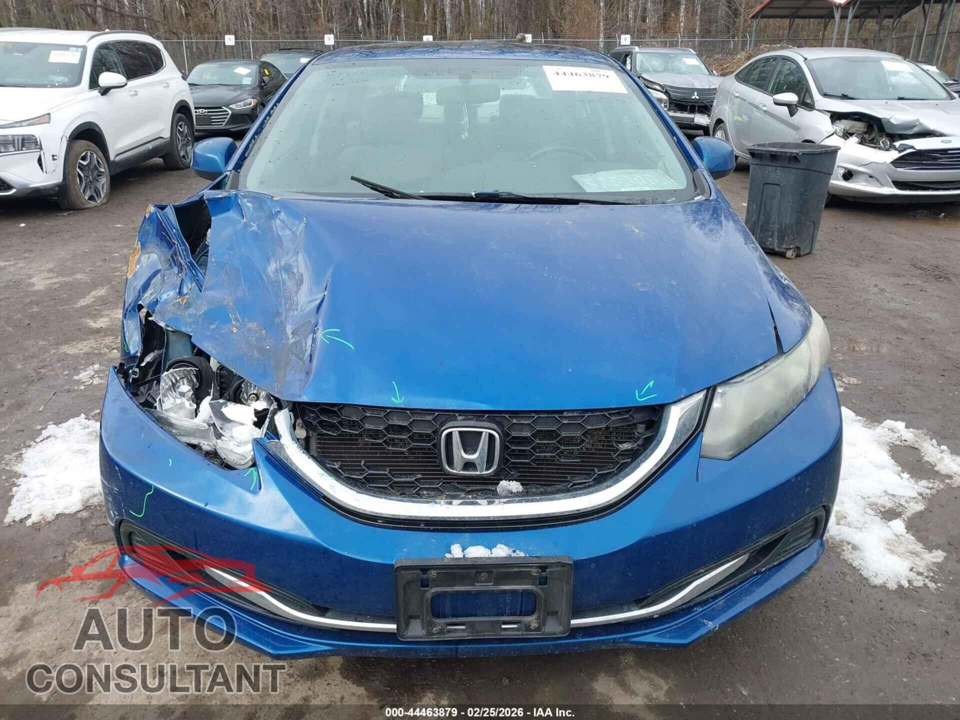 HONDA CIVIC 2013 - 19XFB2F89DE282925