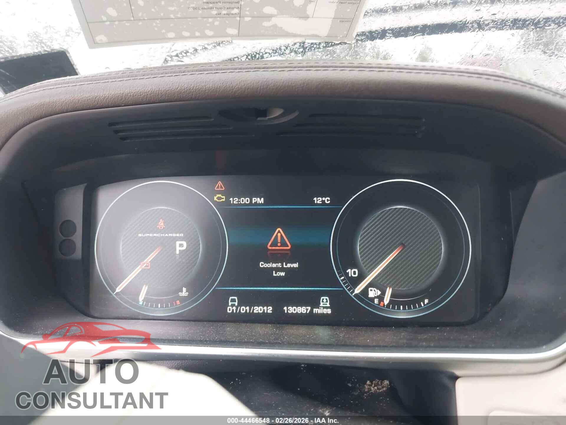 LAND ROVER RANGE ROVER 2013 - SALGS2EF7DA108299