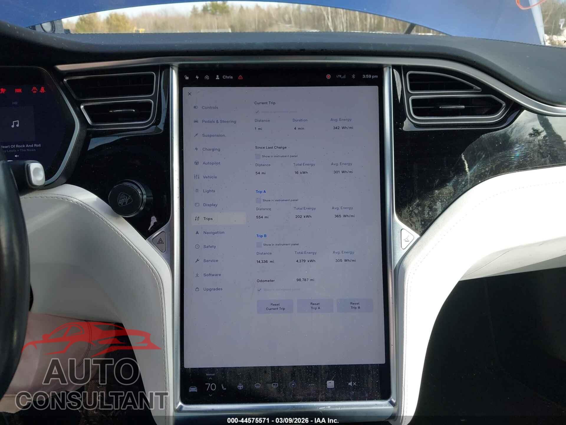 TESLA MODEL S 2017 - 5YJSA1E23HF219800