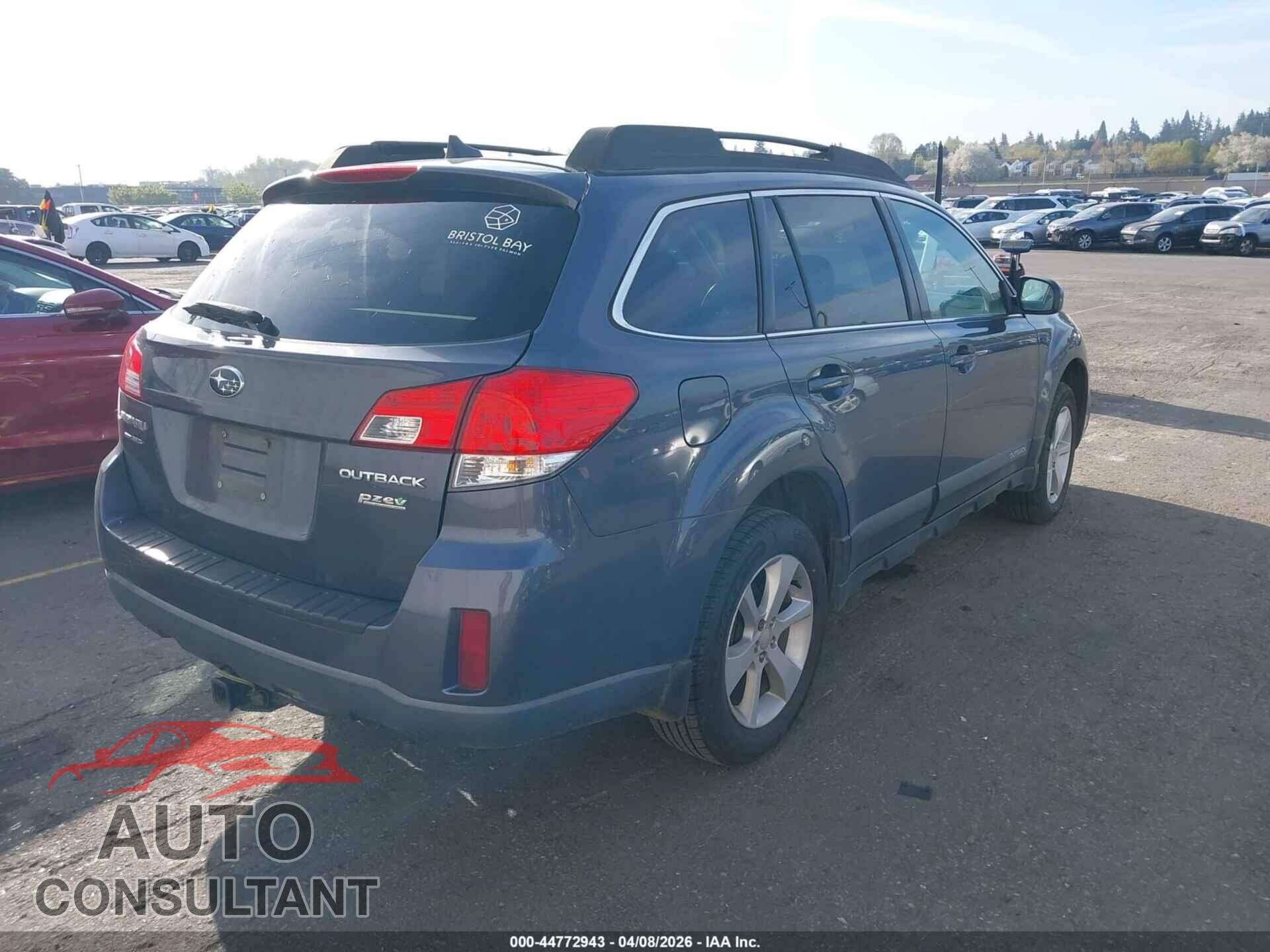 SUBARU OUTBACK 2014 - 4S4BRBCC4E3242436