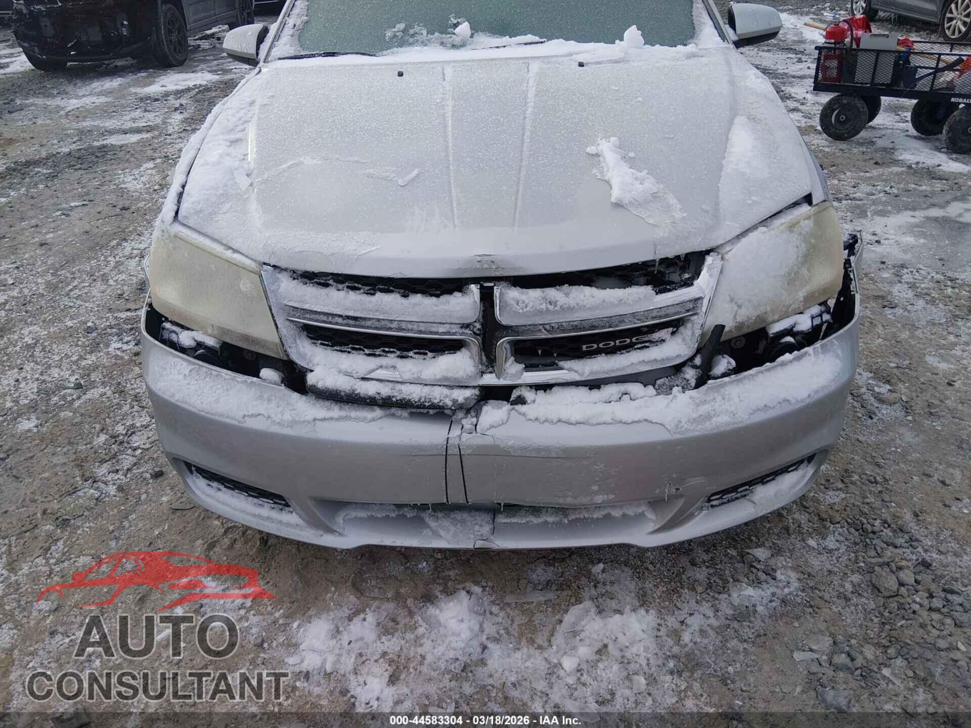 DODGE AVENGER 2012 - 1C3CDZCB0CN314472