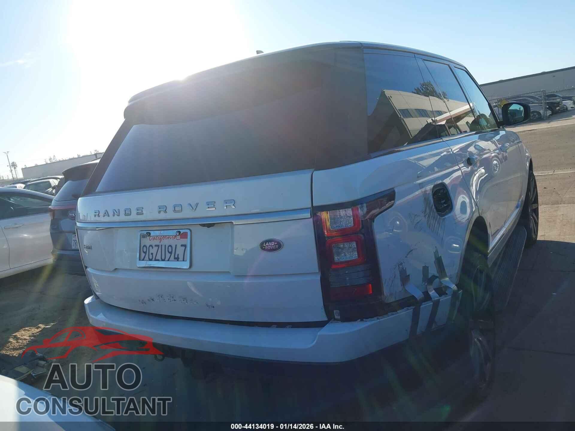 LAND ROVER RANGE ROVER 2016 - SALGS2VFXGA273882