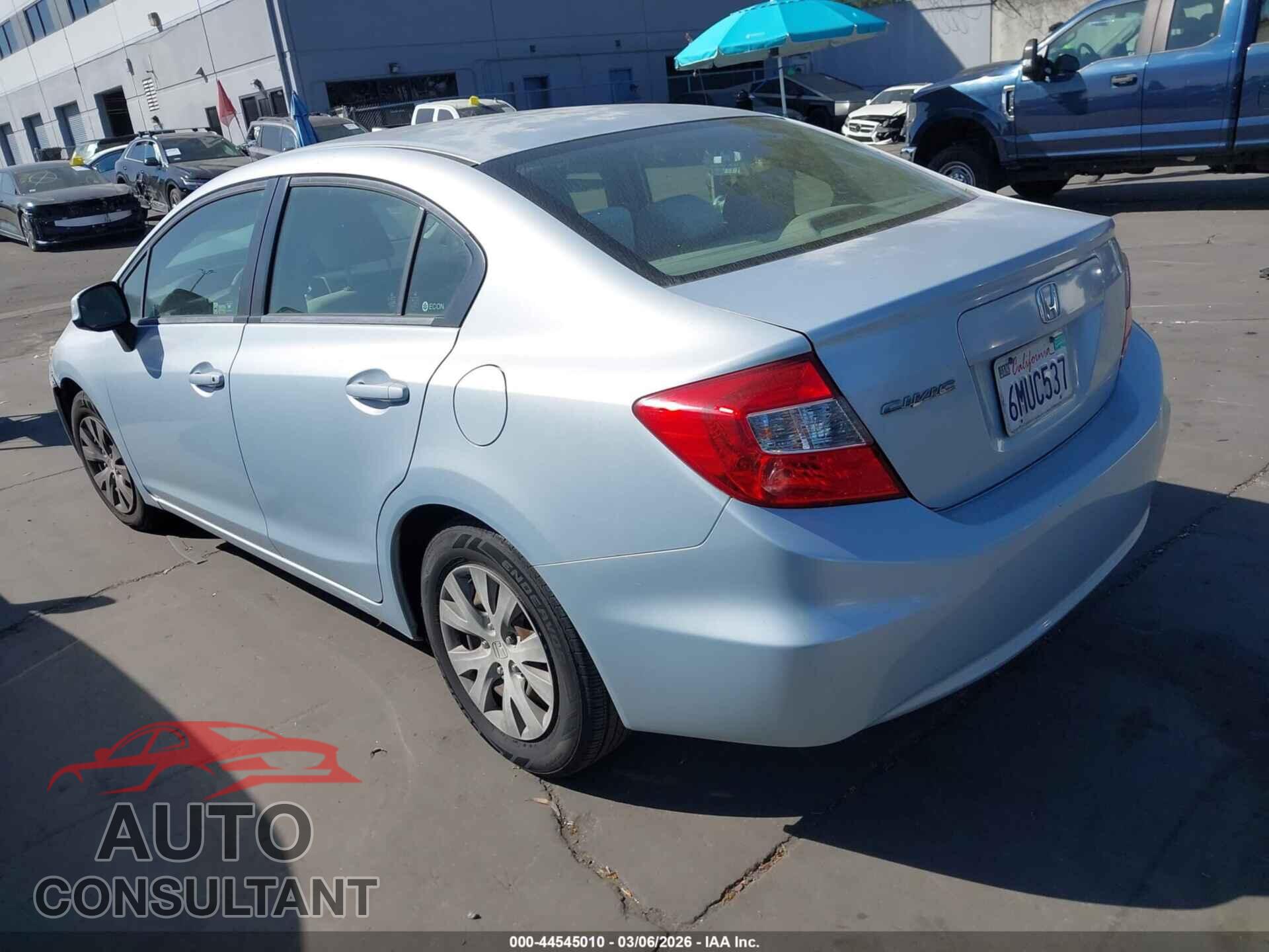 HONDA CIVIC 2012 - JHMFB2F55CS006077