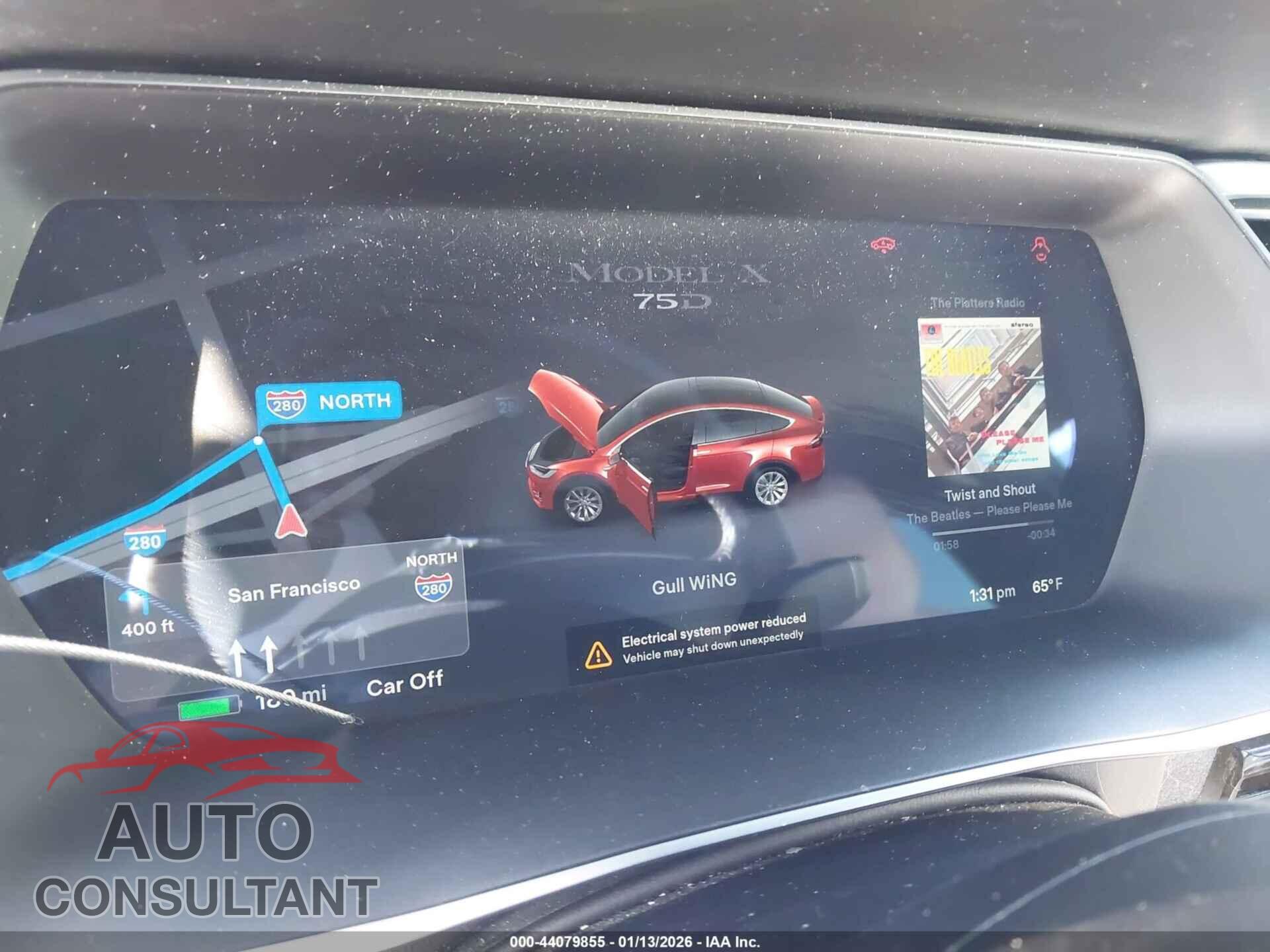 TESLA MODEL X 2016 - 5YJXCBE25GF013298